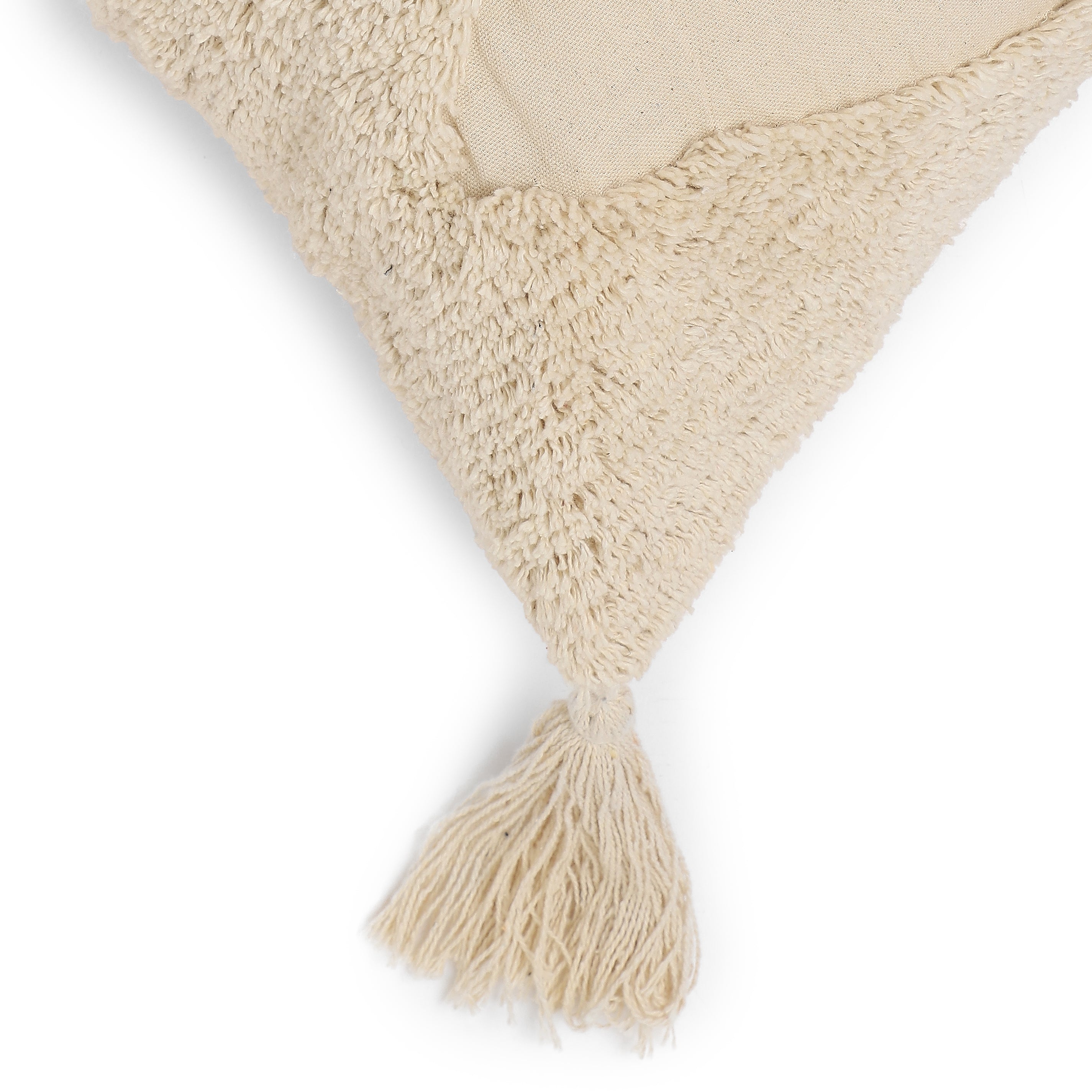 Vissencia 100% Cotton Cushion Cover | Light Beige