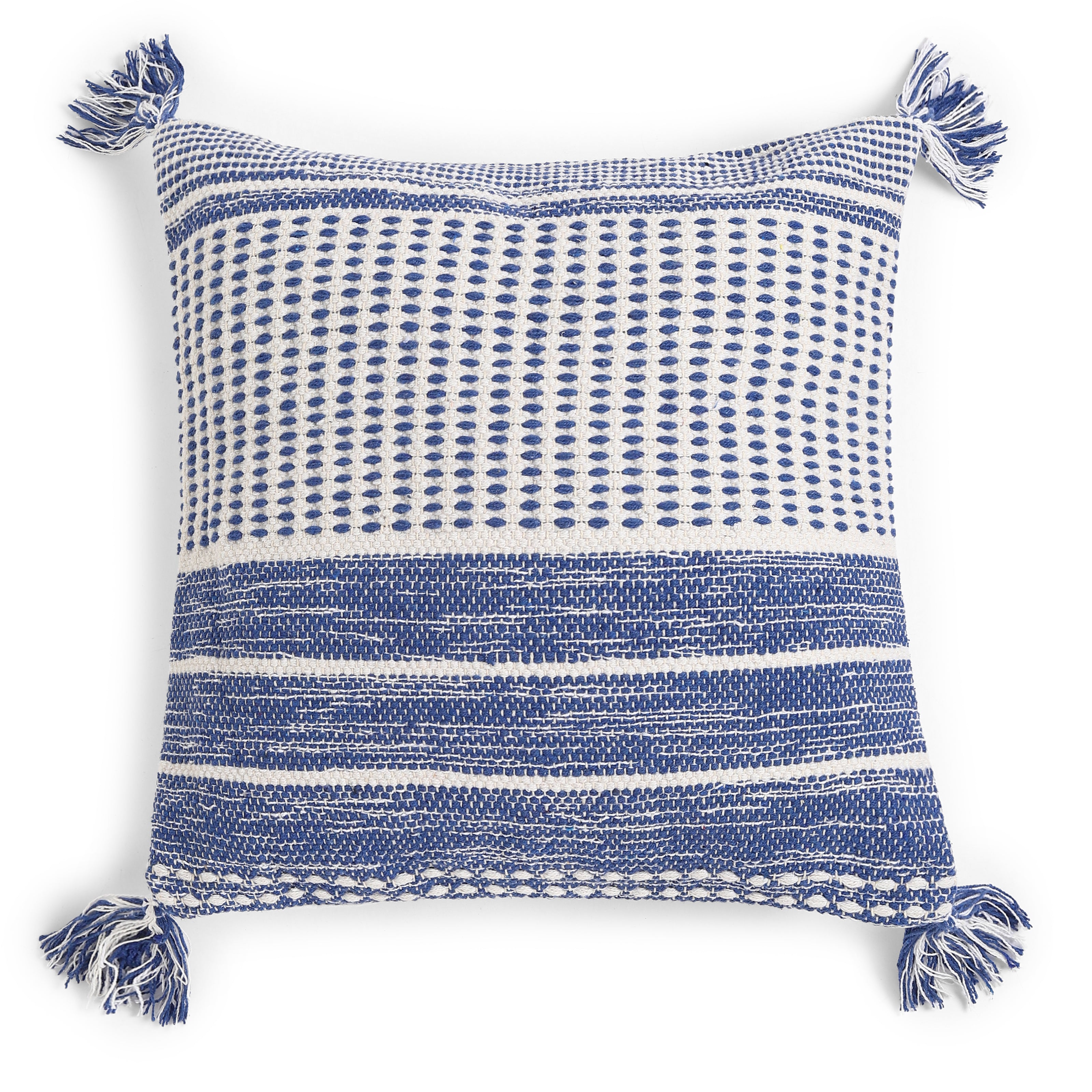 Vissencia 100% Cotton Cushion Cover | Light Blue
