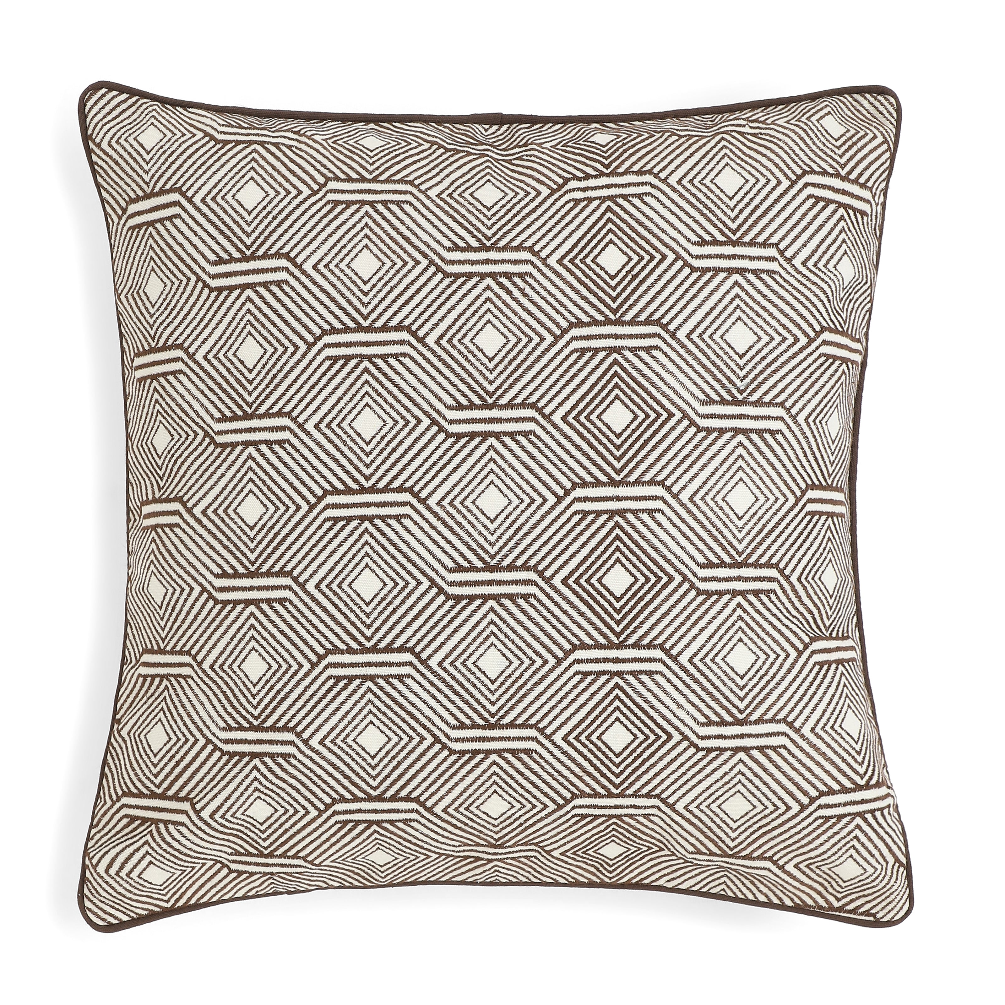 Espricia 100% Cotton Cushion Cover | Brown