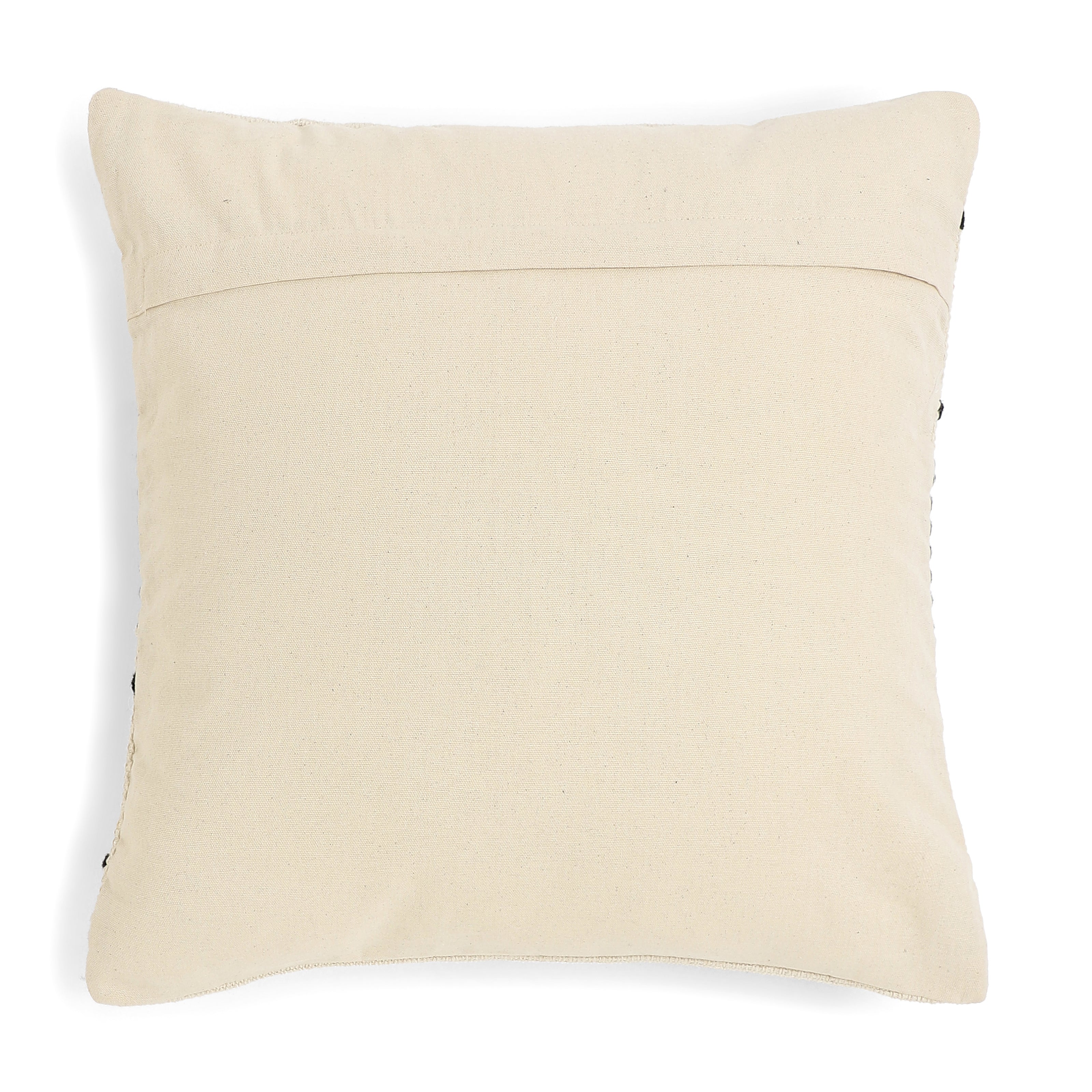 Vissencia 100% Cotton Cushion Cover | Black