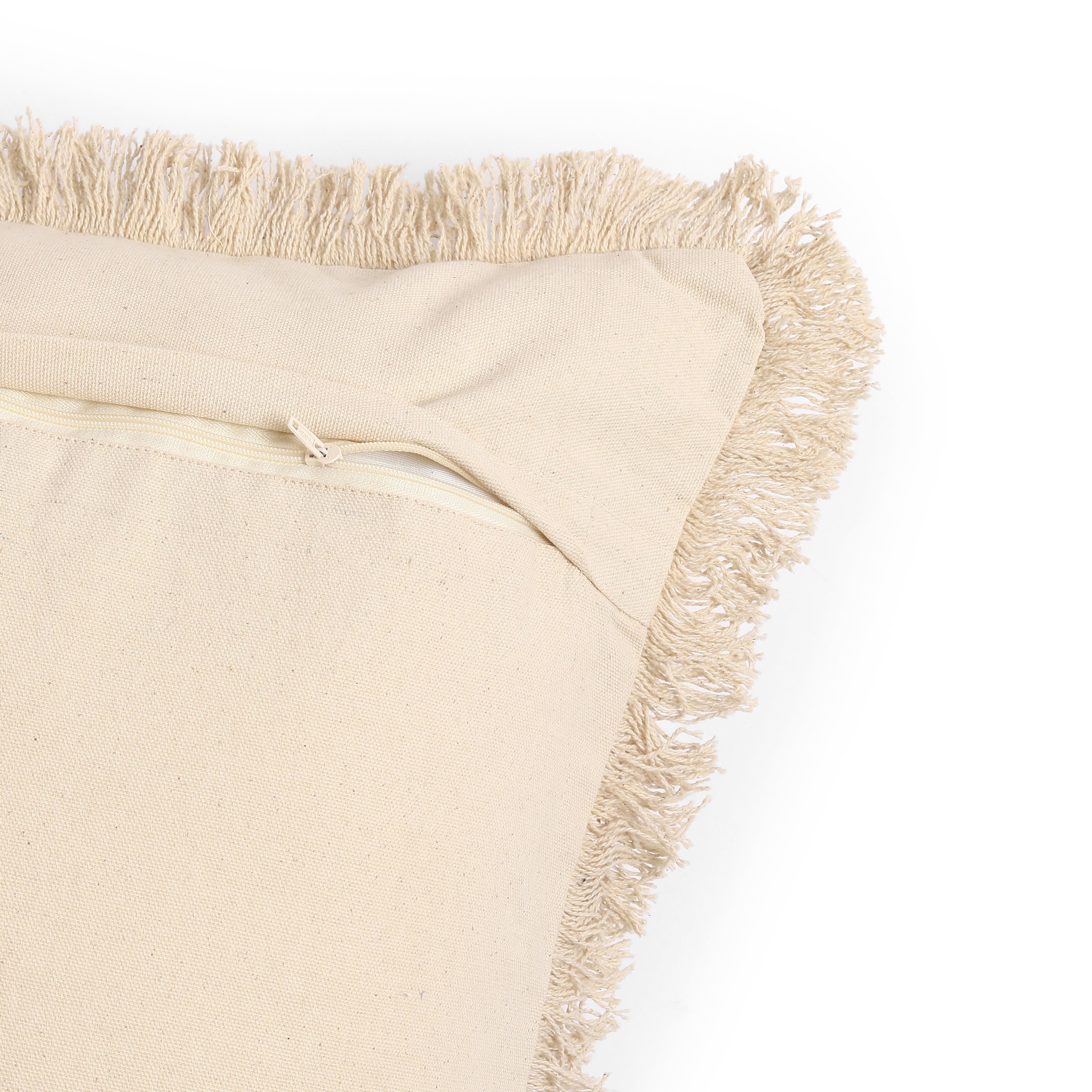 Vissencia 100% Cotton Cushion Cover | Black