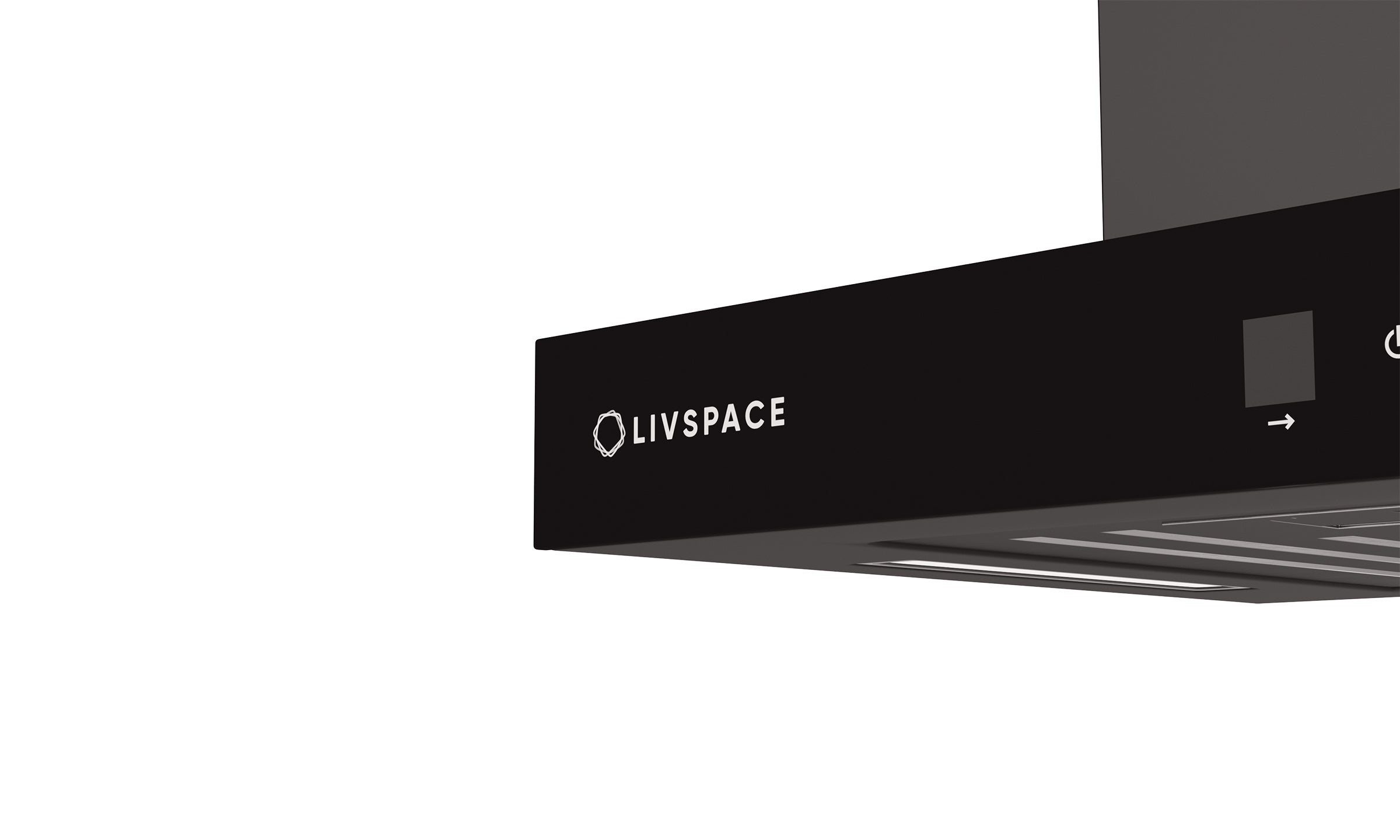 Optima by Livspace Baffle filter T Shape chimney 600mm size 1200m3/h suction power (Only Ductless) | Optima CH DL T 60