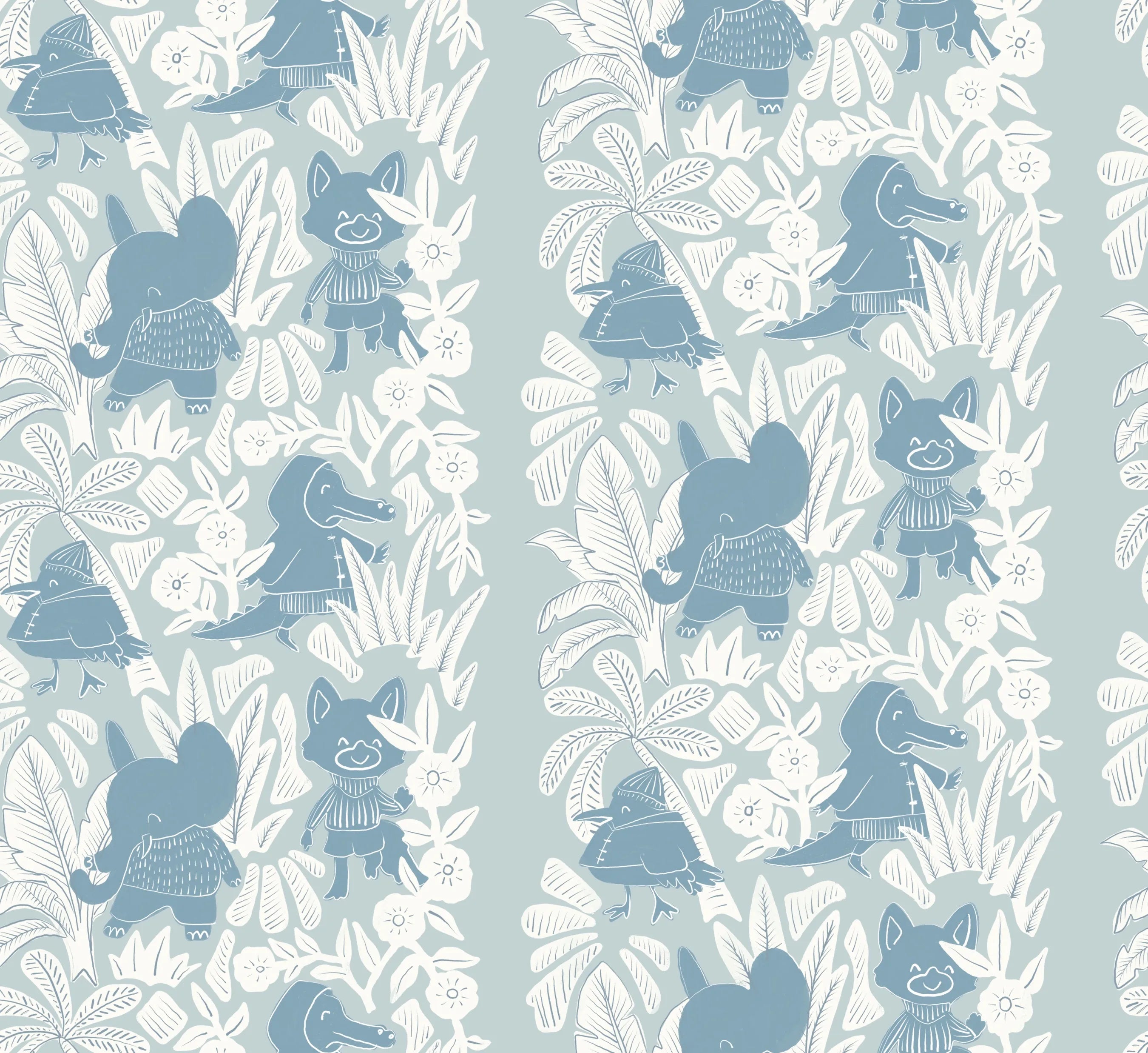 Nomad's Diary Edition 7 - Jubilee | Multipurpose Fabric Jubilee-Sky Light