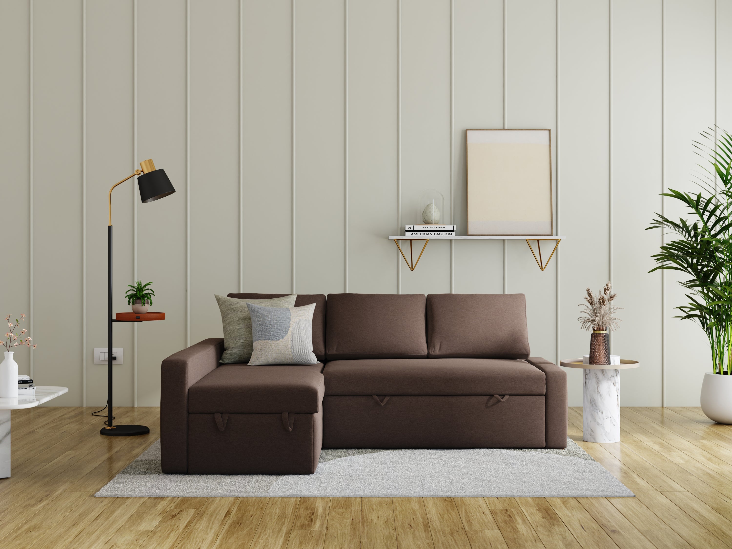 Callie Sofa Cum Bed, Left Aligned