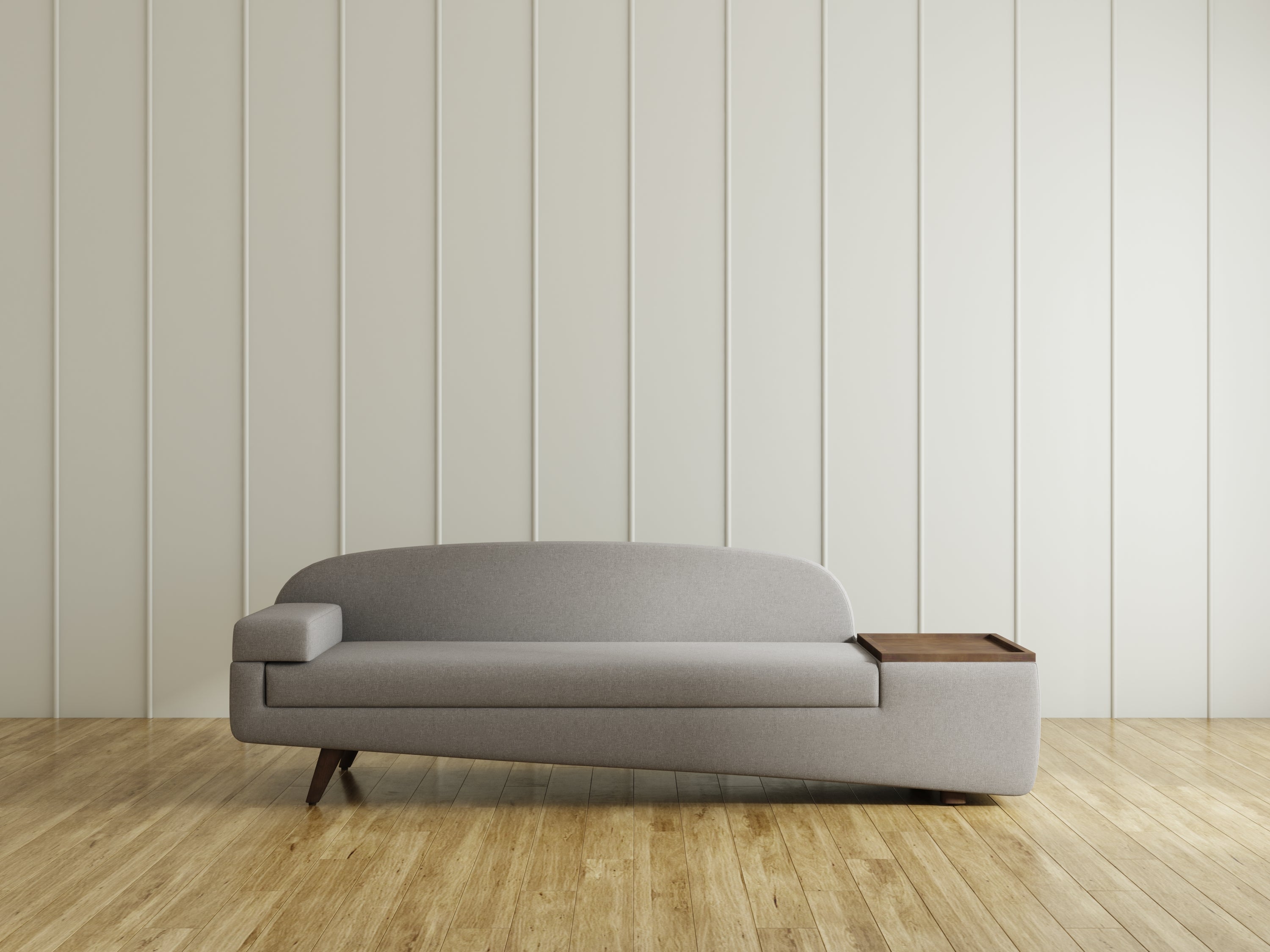 Wedge 3 Seater Sofa, Left Arm