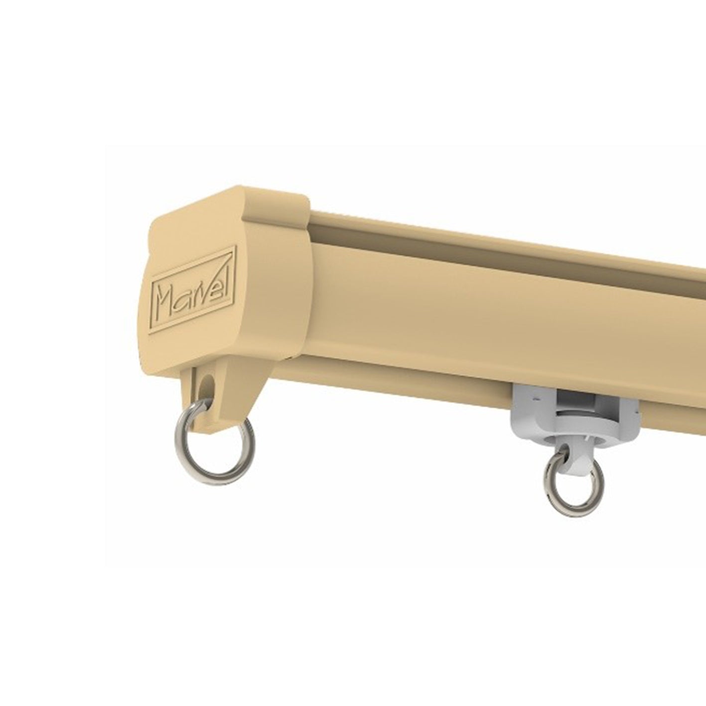 EasyGlide Manual Curtain Track with Ceiling Holder