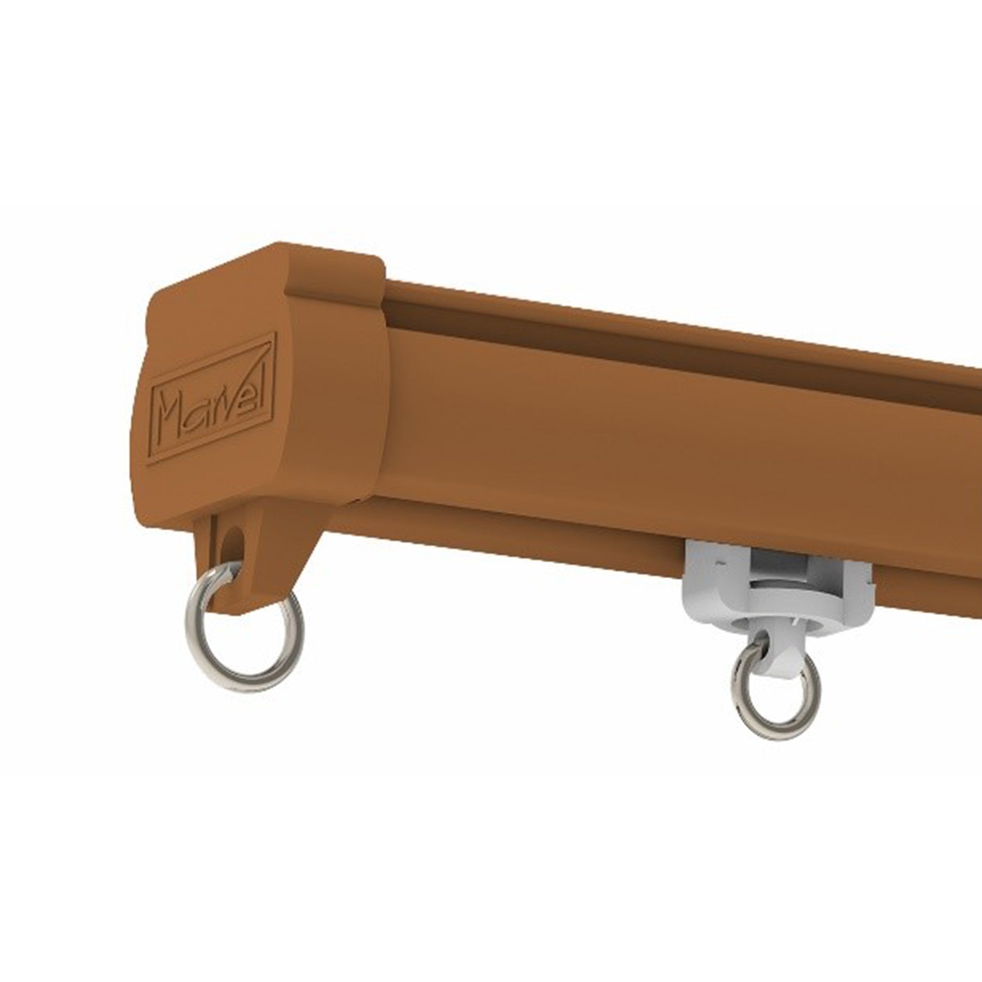 EasyGlide Manual Curtain Track with Ceiling Holder