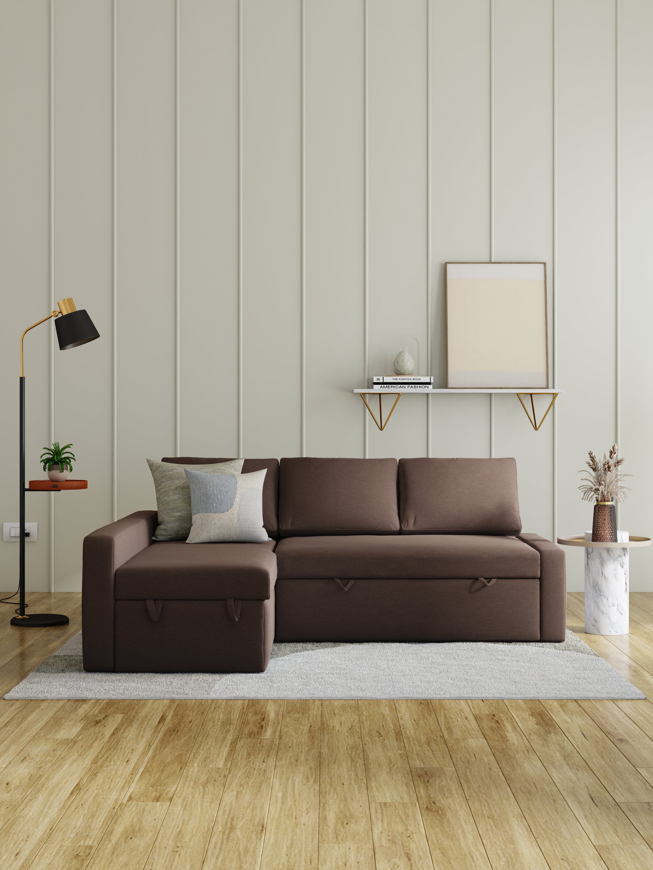 Callie Sofa Cum Bed, Left Aligned
