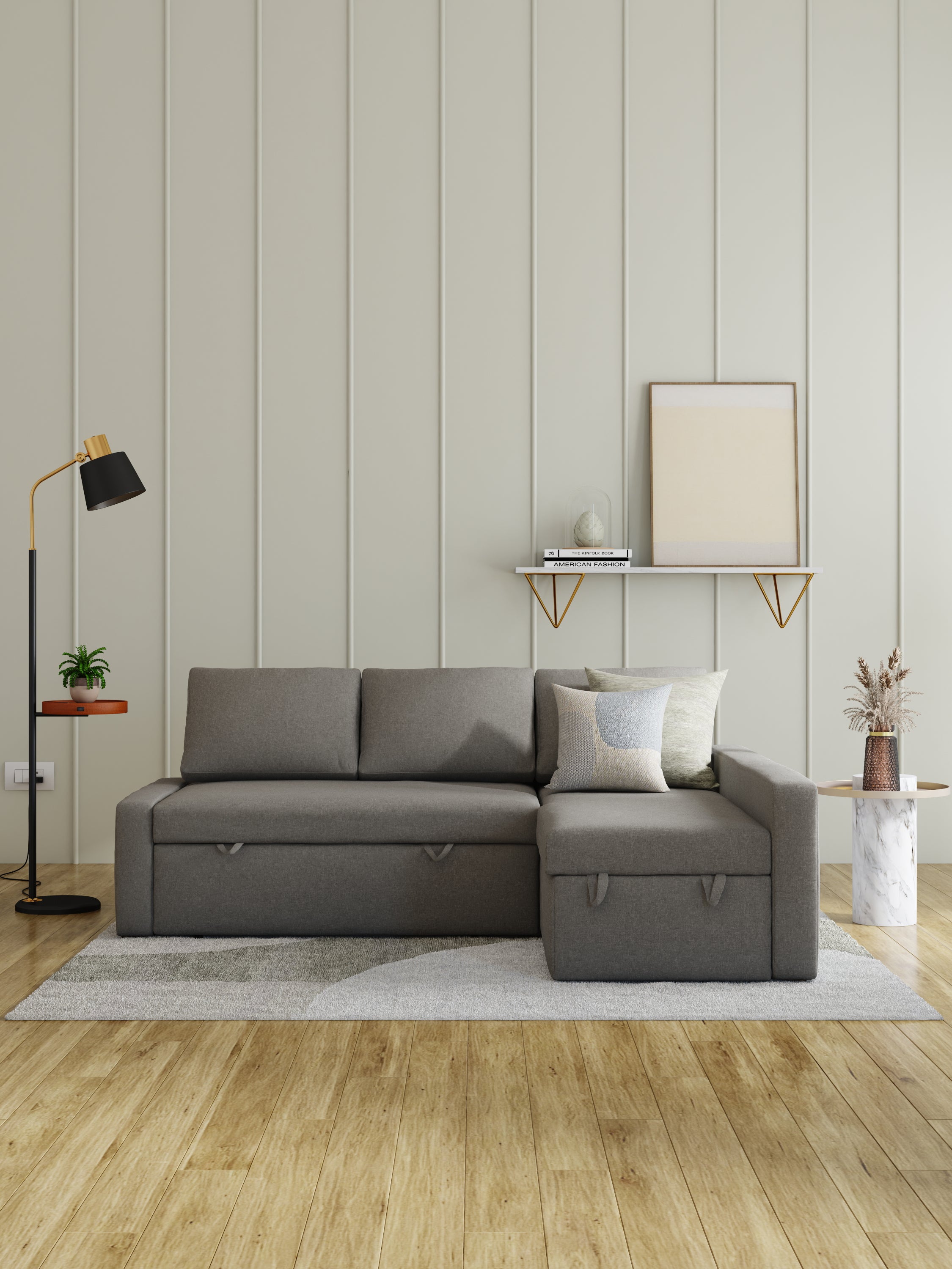 Callie Sofa Cum Bed, Right Aligned