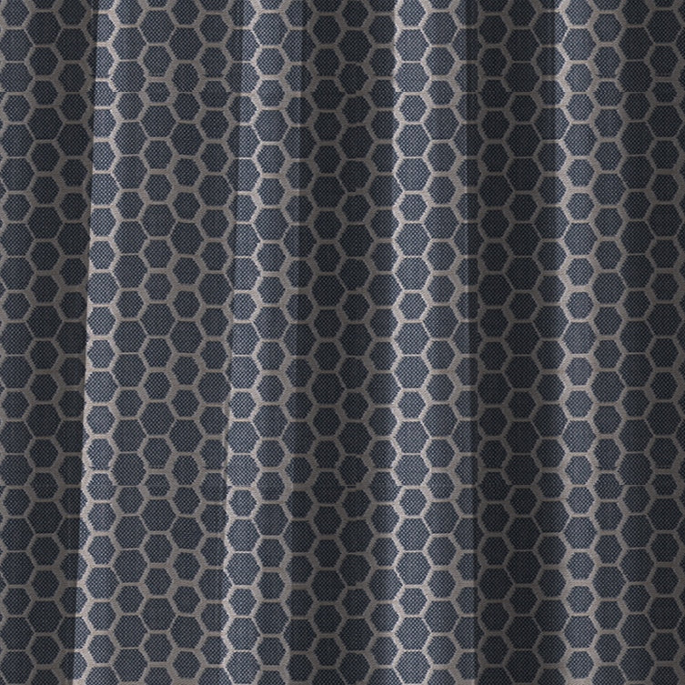 Cosmic Charm Edition 1 | Made-to-Order Light Filtering Curtains Denim-Honey Comb