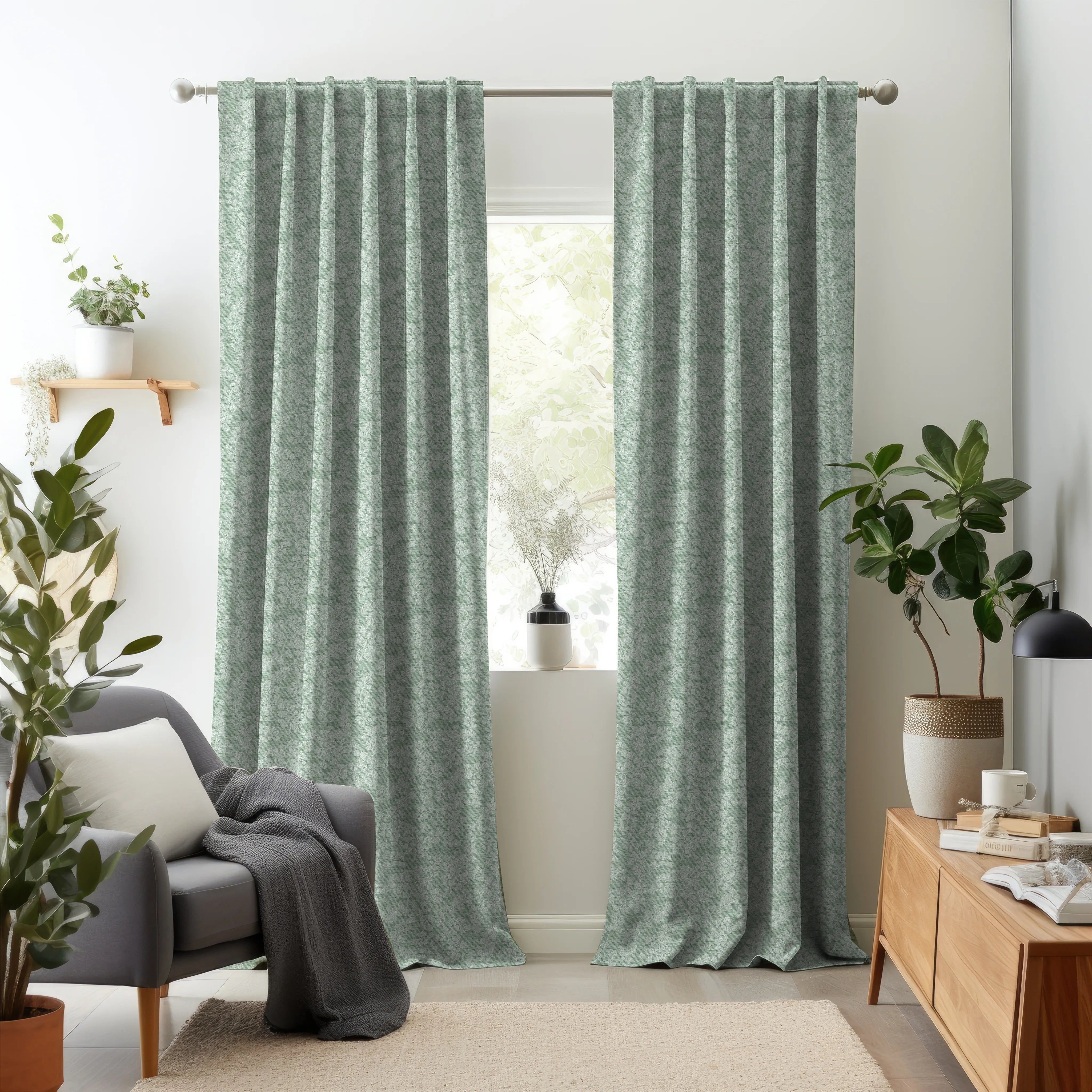 Elementos Edition 3 - Sedge | Made to Order Light Filtering Curtains Sedge-Mist