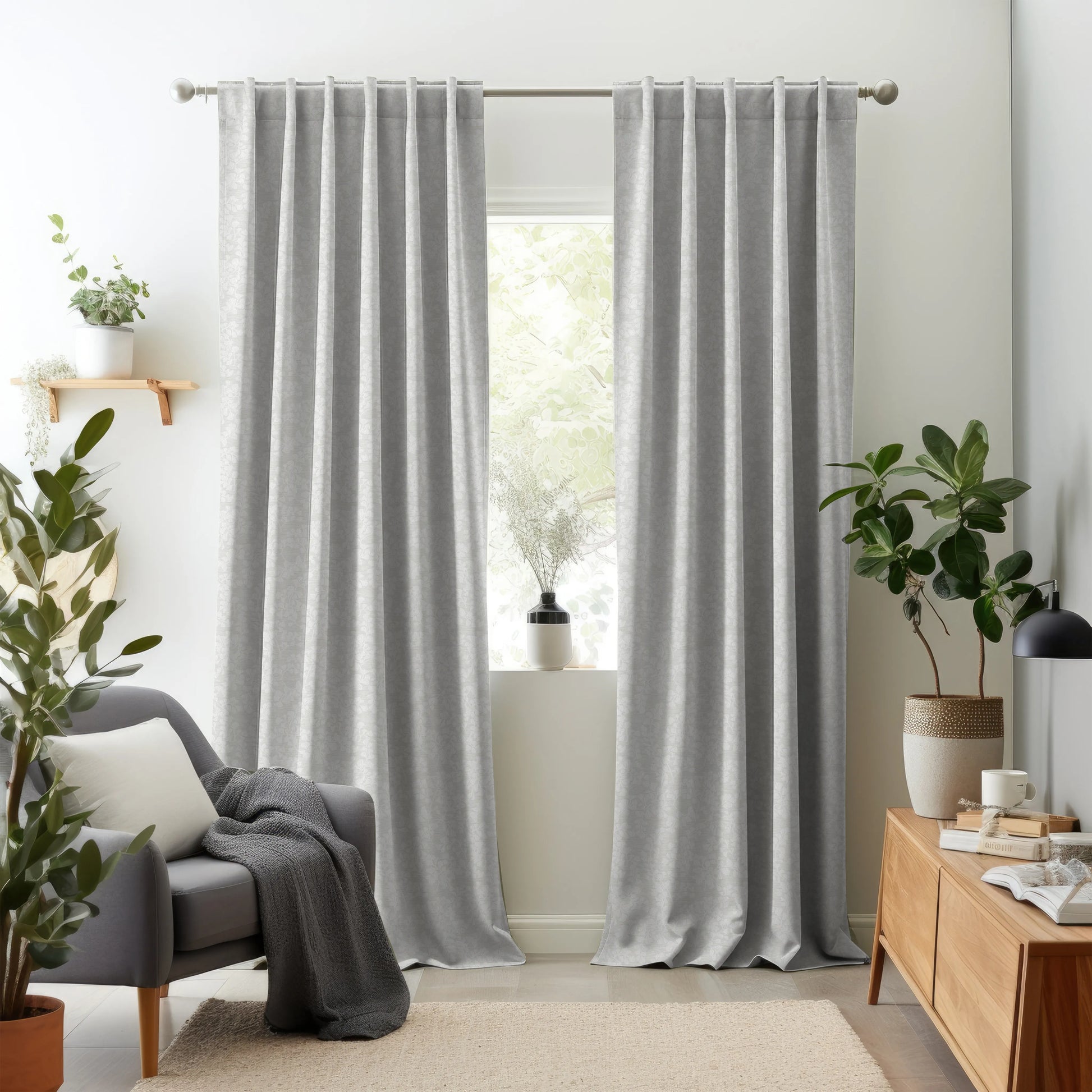 Elementos Edition 3 - Sedge | Made to Order Light Filtering Curtains Sedge-Snow
