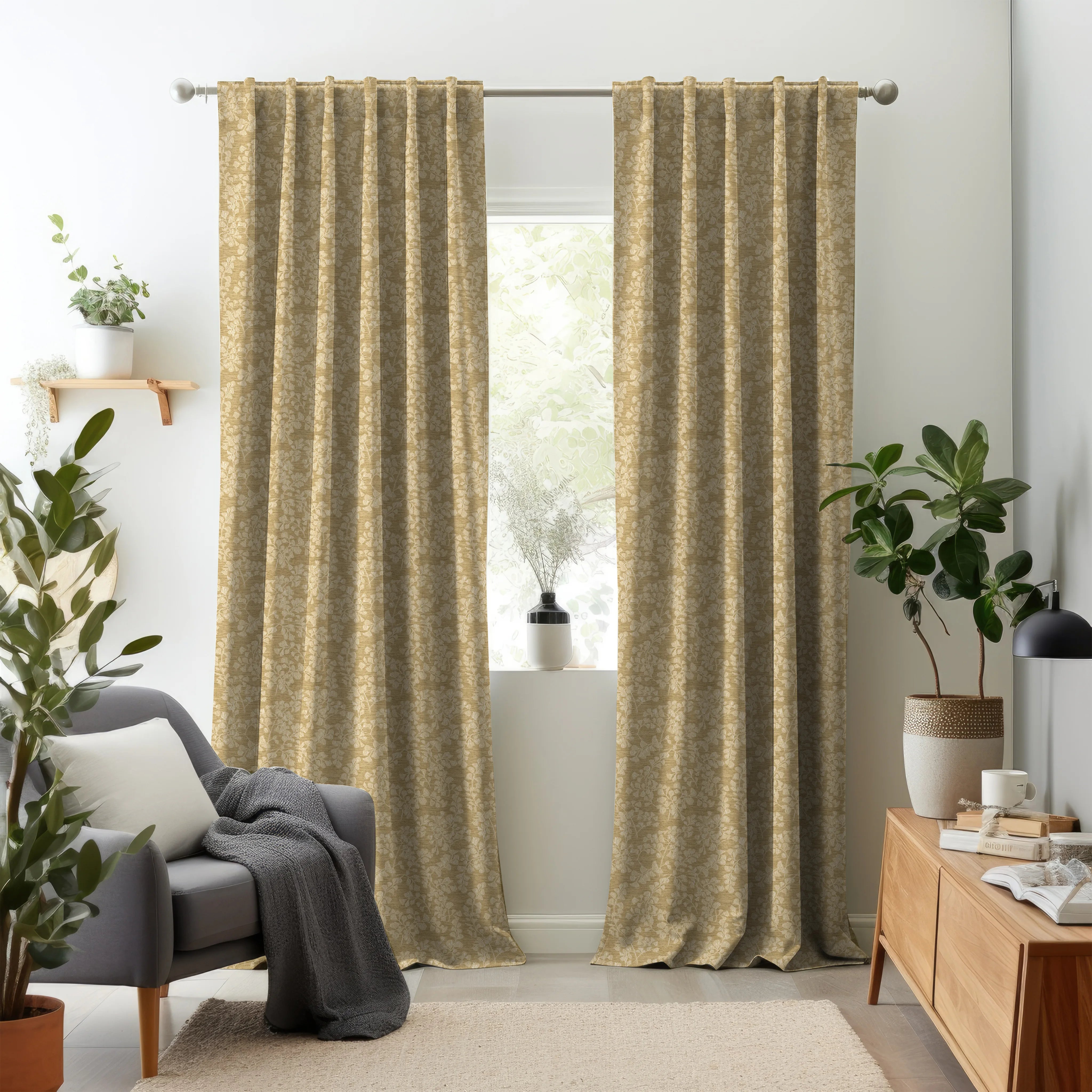 Elementos Edition 3 - Sedge | Made to Order Light Filtering Curtains Sedge-Sand