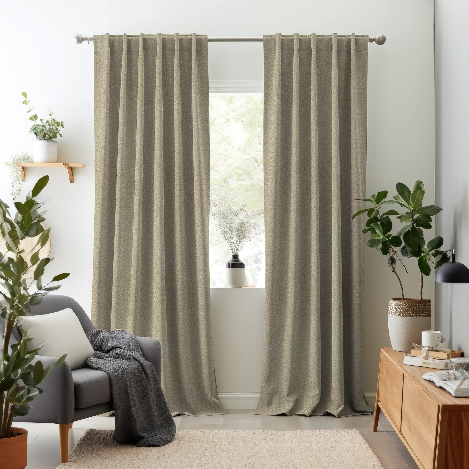 Cosmic Charm Edition 2 - Rill | Made to Order Light Filtering Curtains Rill-Saturn