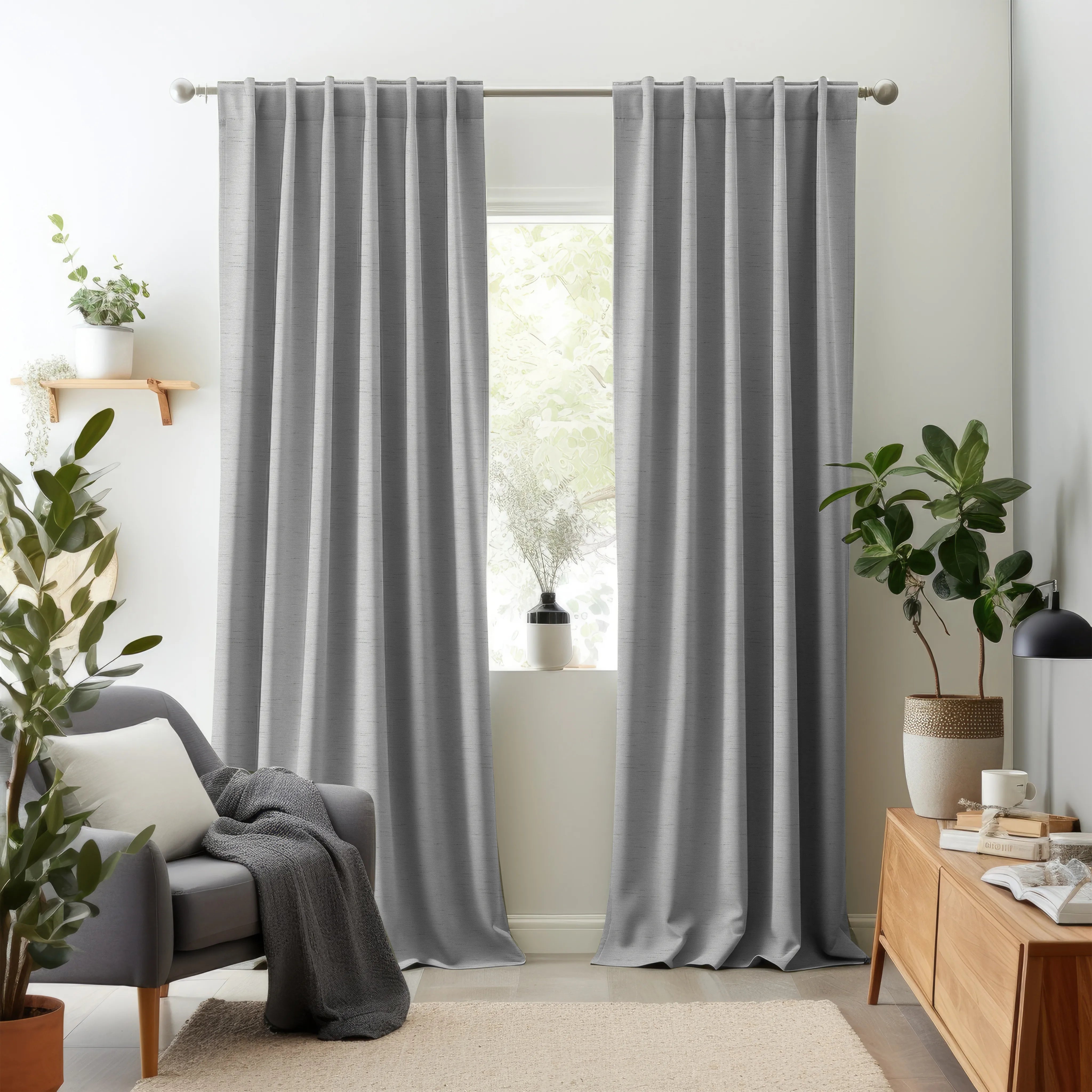 Hallmark Drapes Edition 4 - Holstone | Made to Order Light Filtering Curtains Holstone-Silver