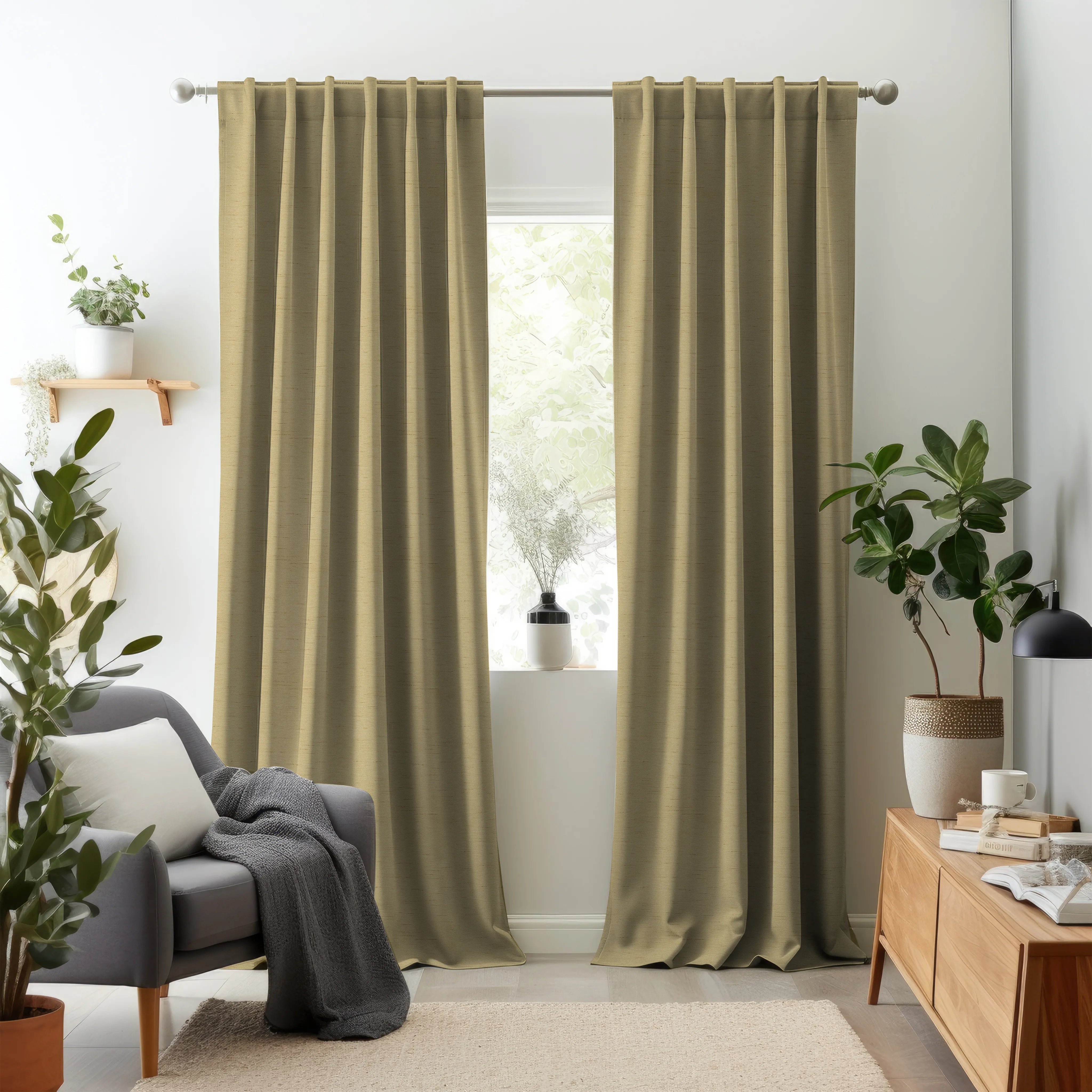 Hallmark Drapes Edition 4 - Holstone | Made to Order Light Filtering Curtains Holstone-Straw