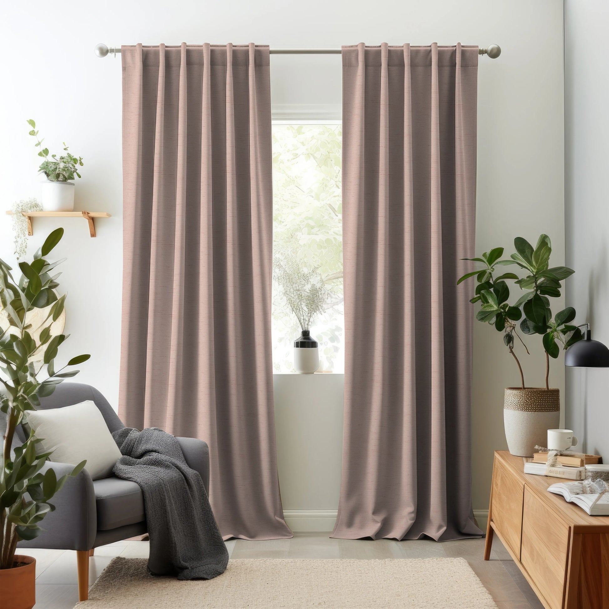 Hallmark Drapes Edition 4 - Holstone | Made to Order Light Filtering Curtains Holstone-Pink Salt