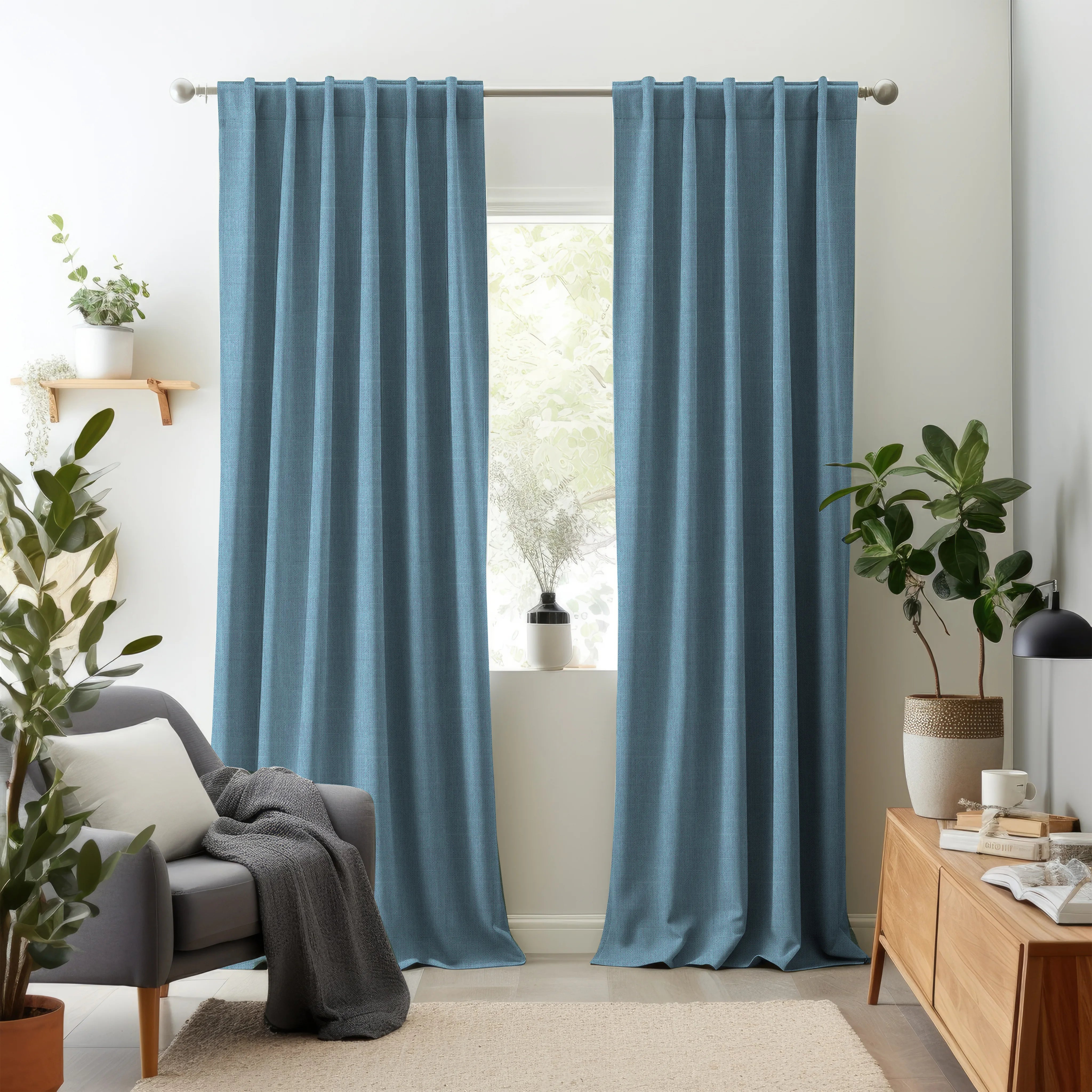 Hallmark Drapes Edition 7 - Parana | Made to Order Light Filtering Curtains Parana-Cerulean