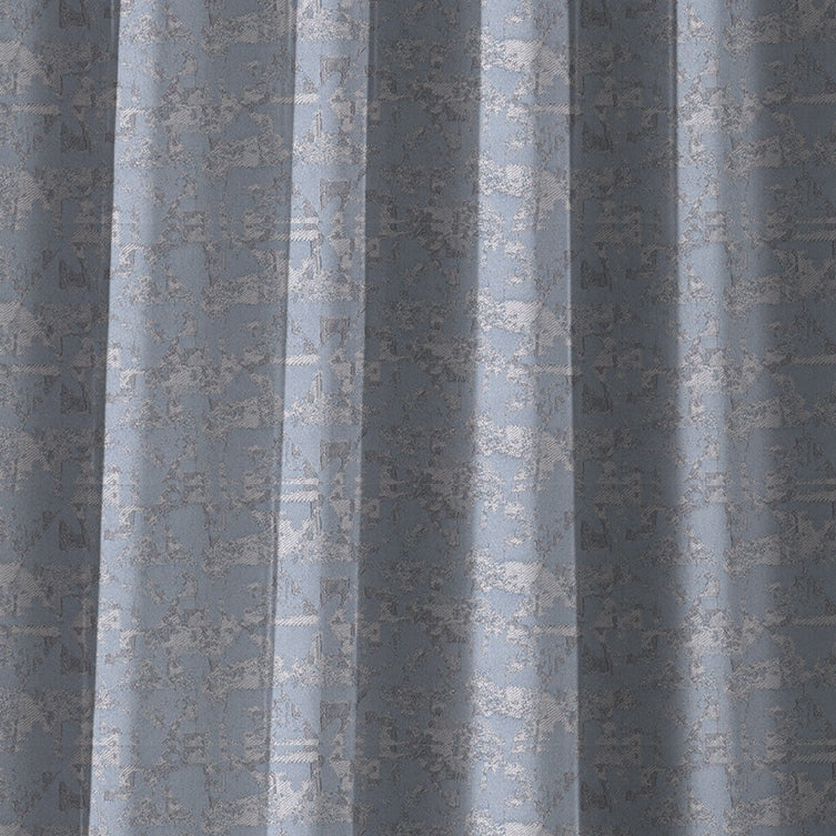 Cosmic Charm Edition 1 | Made-to-Order Light Filtering Curtains Dusty Blue-Pyramid