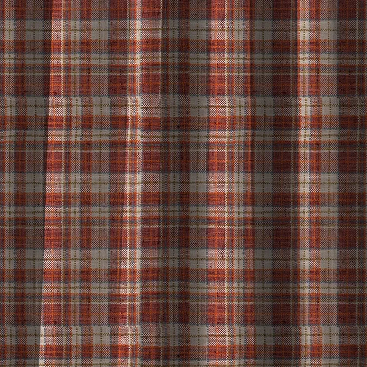 Hallmark Drapes Edition 1 - Madras | Multipurpose Fabric Madras-Spice