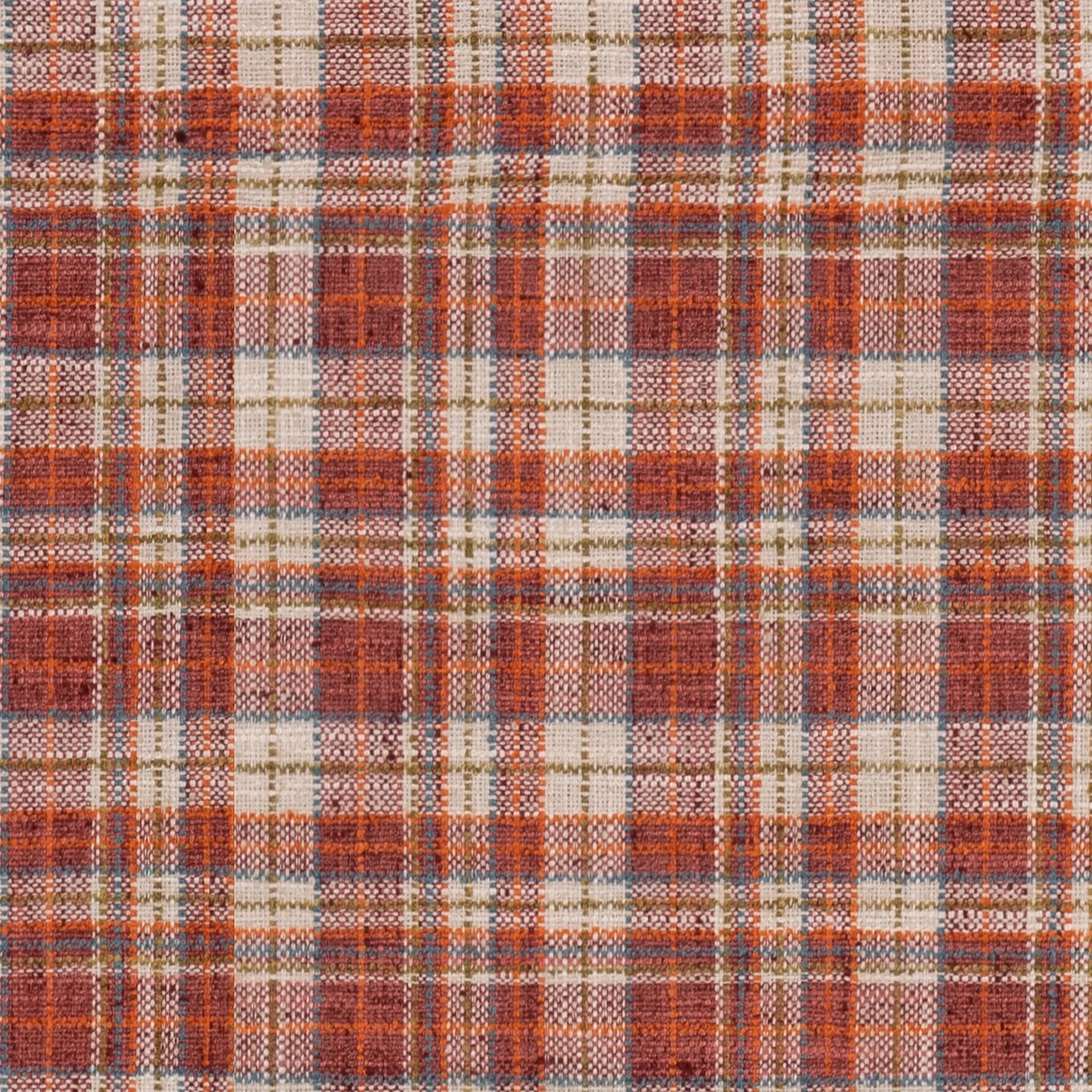 Hallmark Drapes Edition 1 - Madras | Multipurpose Fabric Madras-Spice