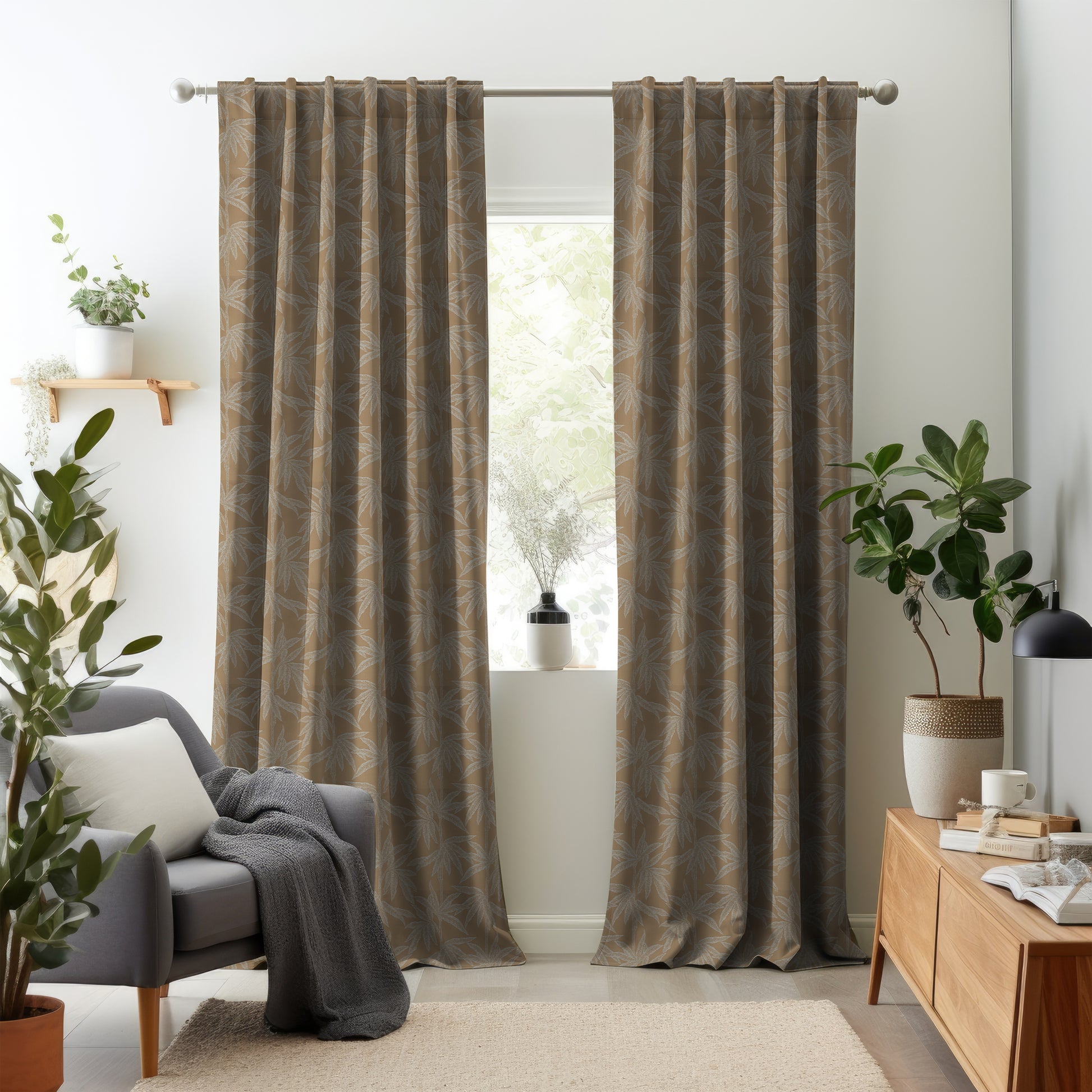Elementos Edition 1 | Made-to-Order Curtains / Upholstery Fabric Oatmeal-Takenoko
