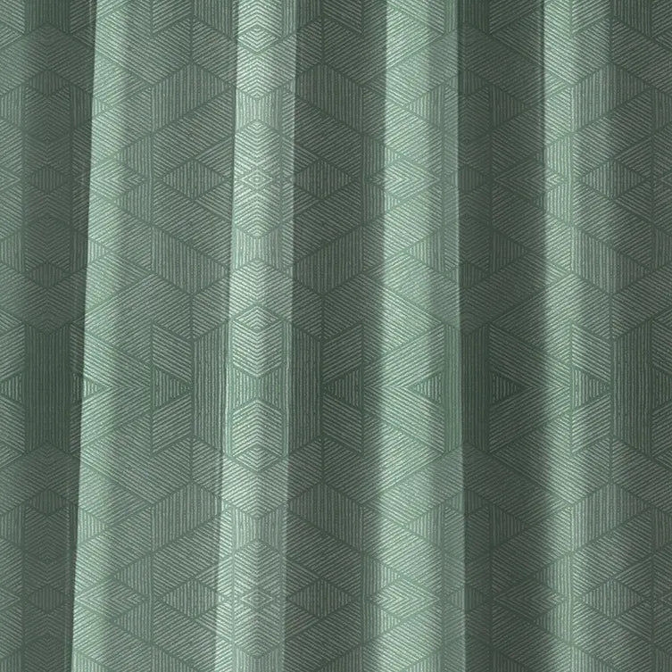 Cosmic Charm Edition 2 - Kinetic | Made to Order Light Filtering Curtains Kinetic-Jade