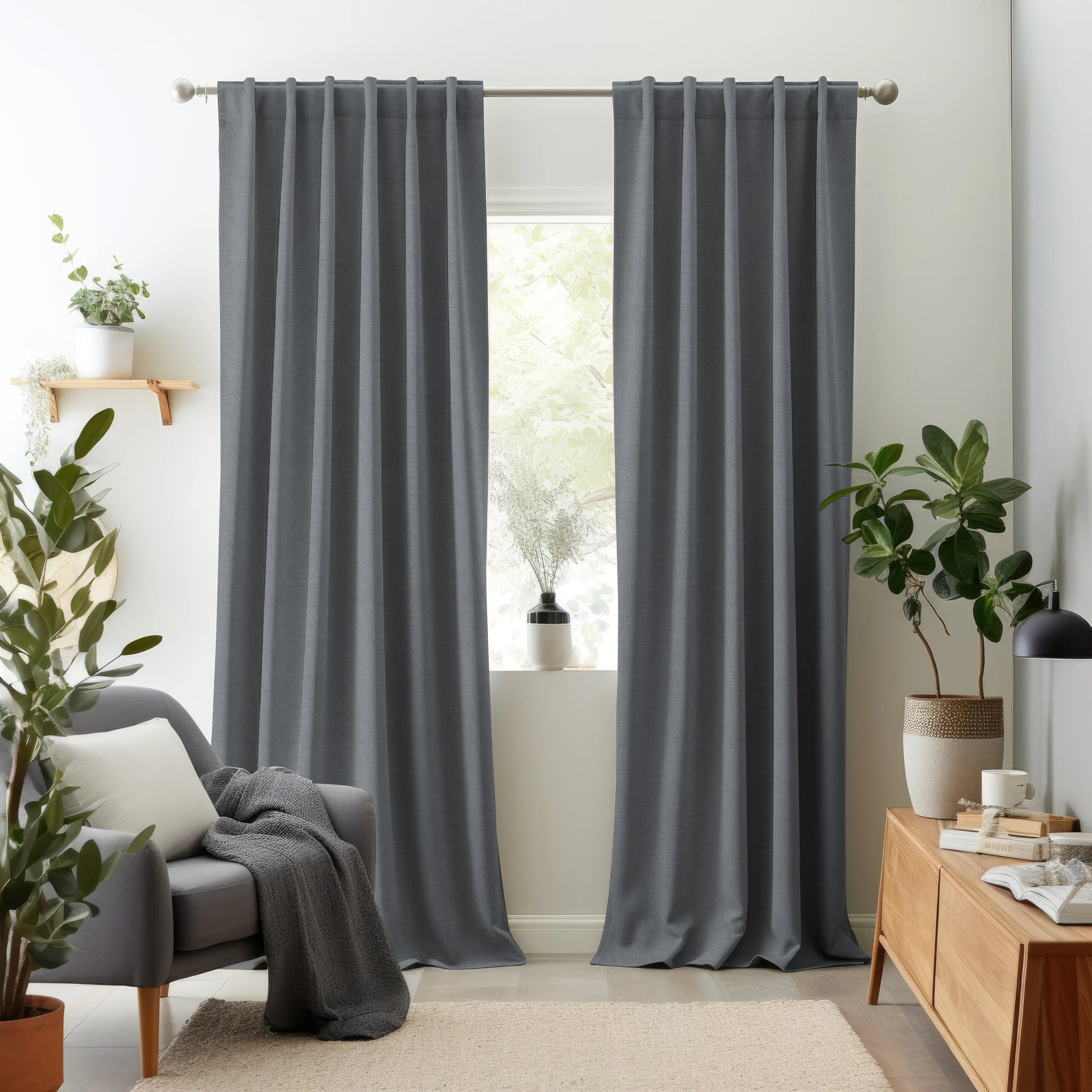 Hallmark Drapes Edition 7 - Yukon | Made to Order Light Filtering Curtains Yukon-Silver