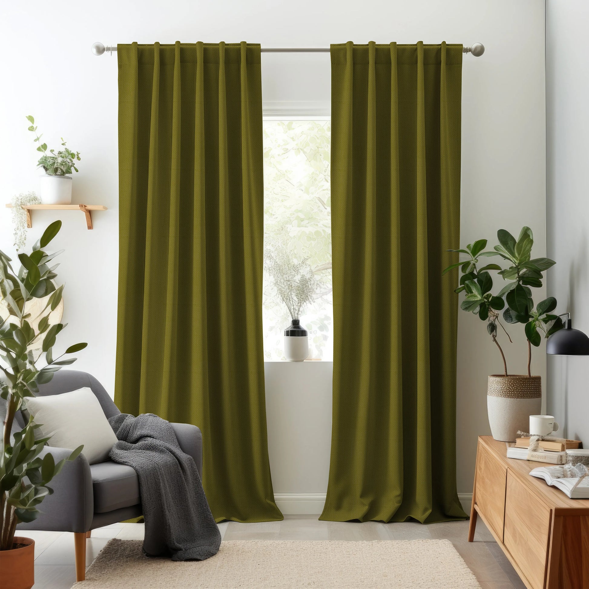 Hallmark Drapes Edition 7 - Lena | Made to Order Light Filtering Curtains Lena-Leaf