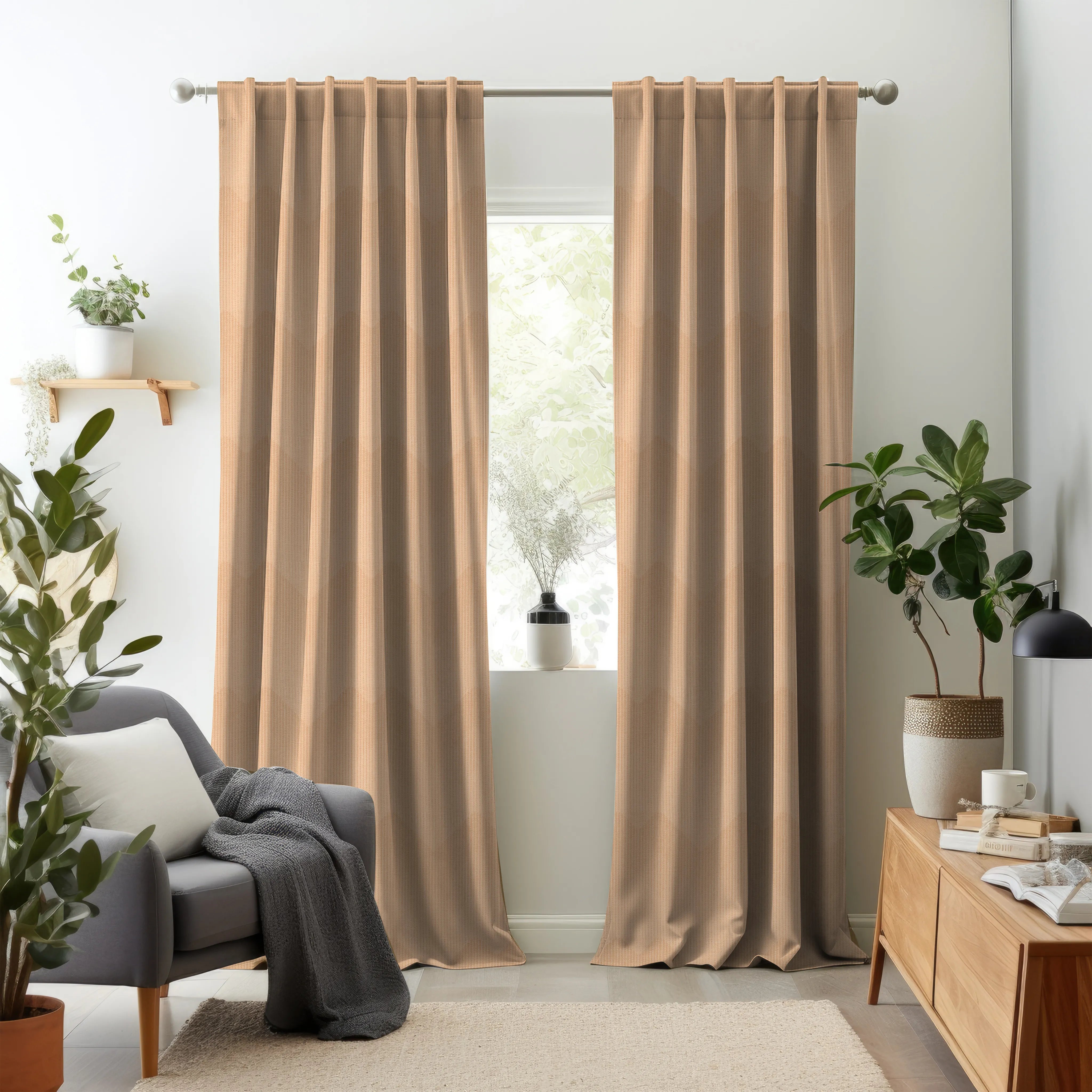 Elementos Edition 6 - Range | Made to Order Light Filtering Curtains Range-Duskyrose