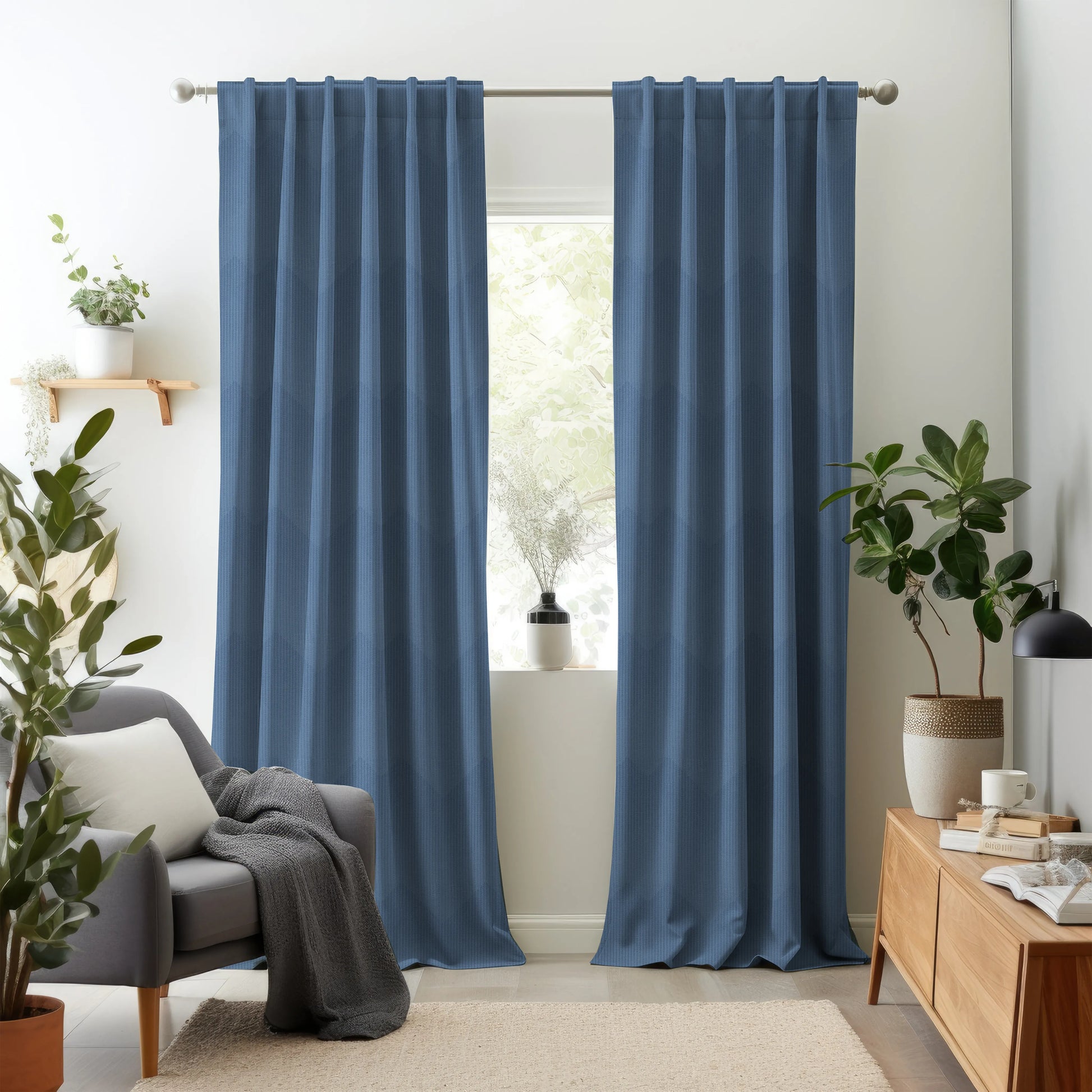 Elementos Edition 6 - Range | Made to Order Light Filtering Curtains Range-Denim