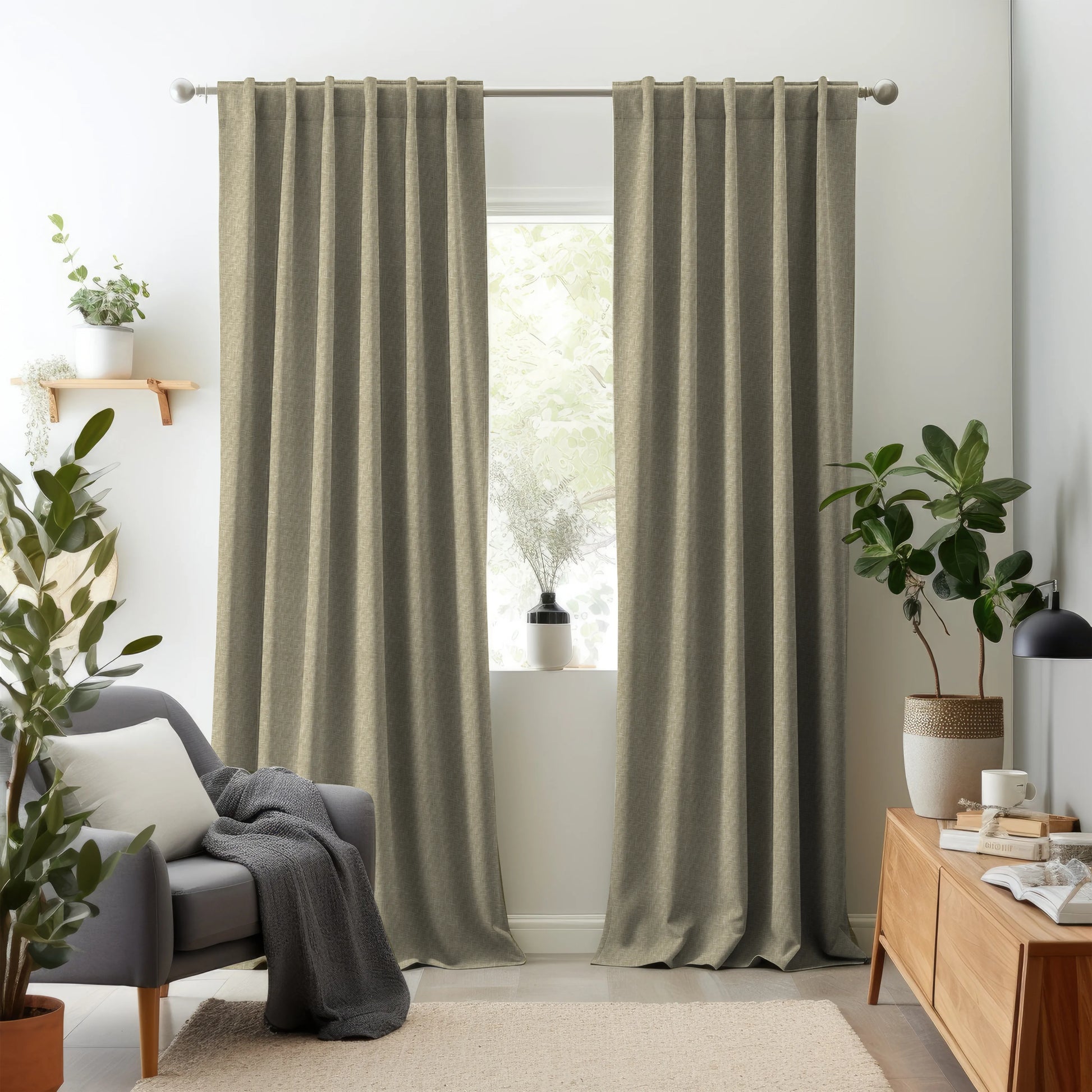 Hallmark Drapes Edition 4 - Purus | Made to Order Sheer Curtains Purus-Sesame