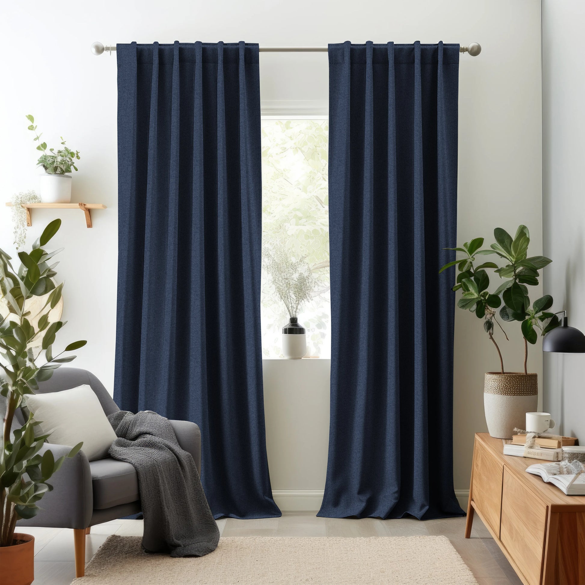 Hallmark Drapes Edition 3 - Melange Twill | Multipurpose Fabric Melange Twill-Heather Blue
