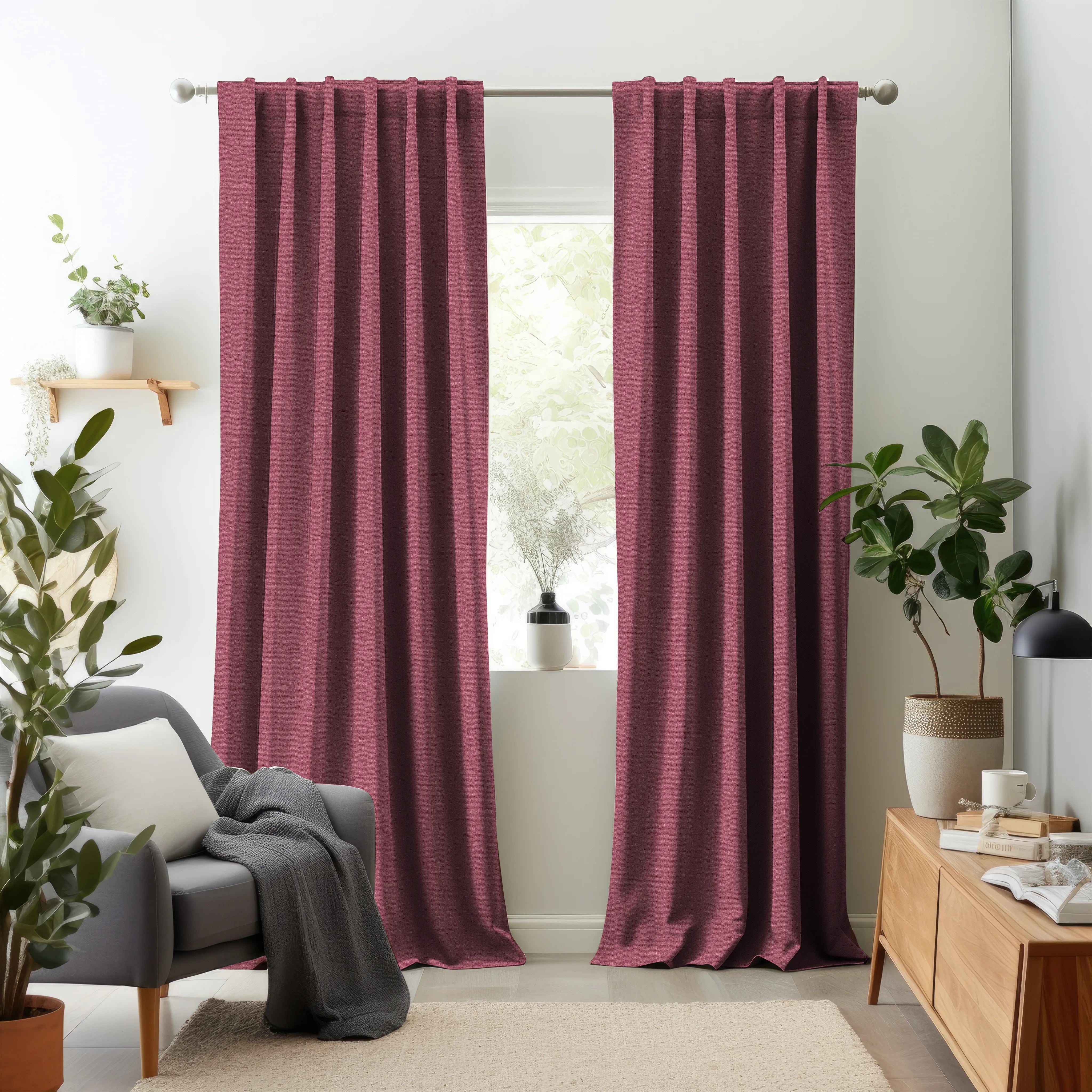 Hallmark Drapes Edition 3 - Melange Twill | Multipurpose Fabric Melange Twill-Lollipop