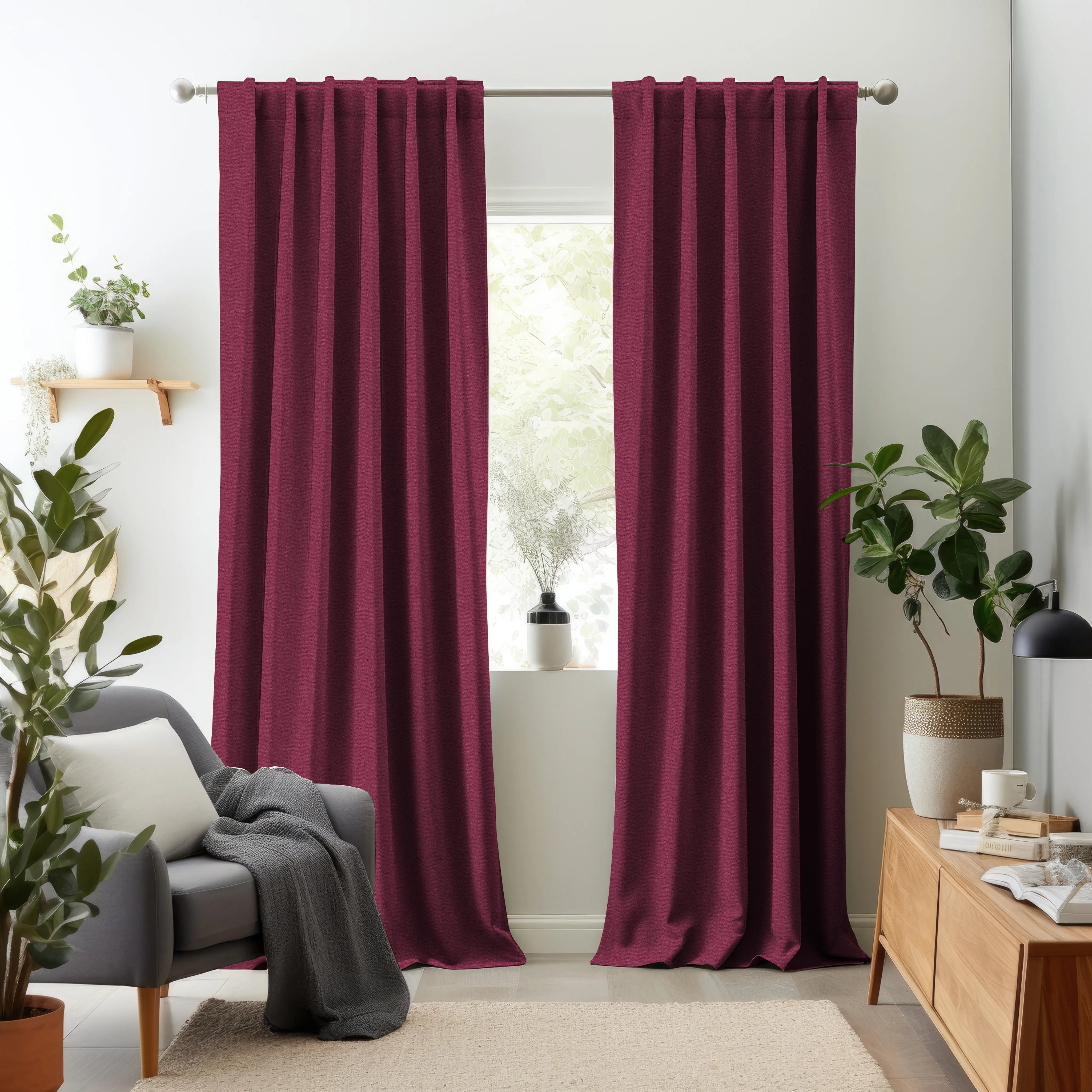 Hallmark Drapes Edition 3 - Melange Twill | Multipurpose Fabric Melange Twill-Mulberry