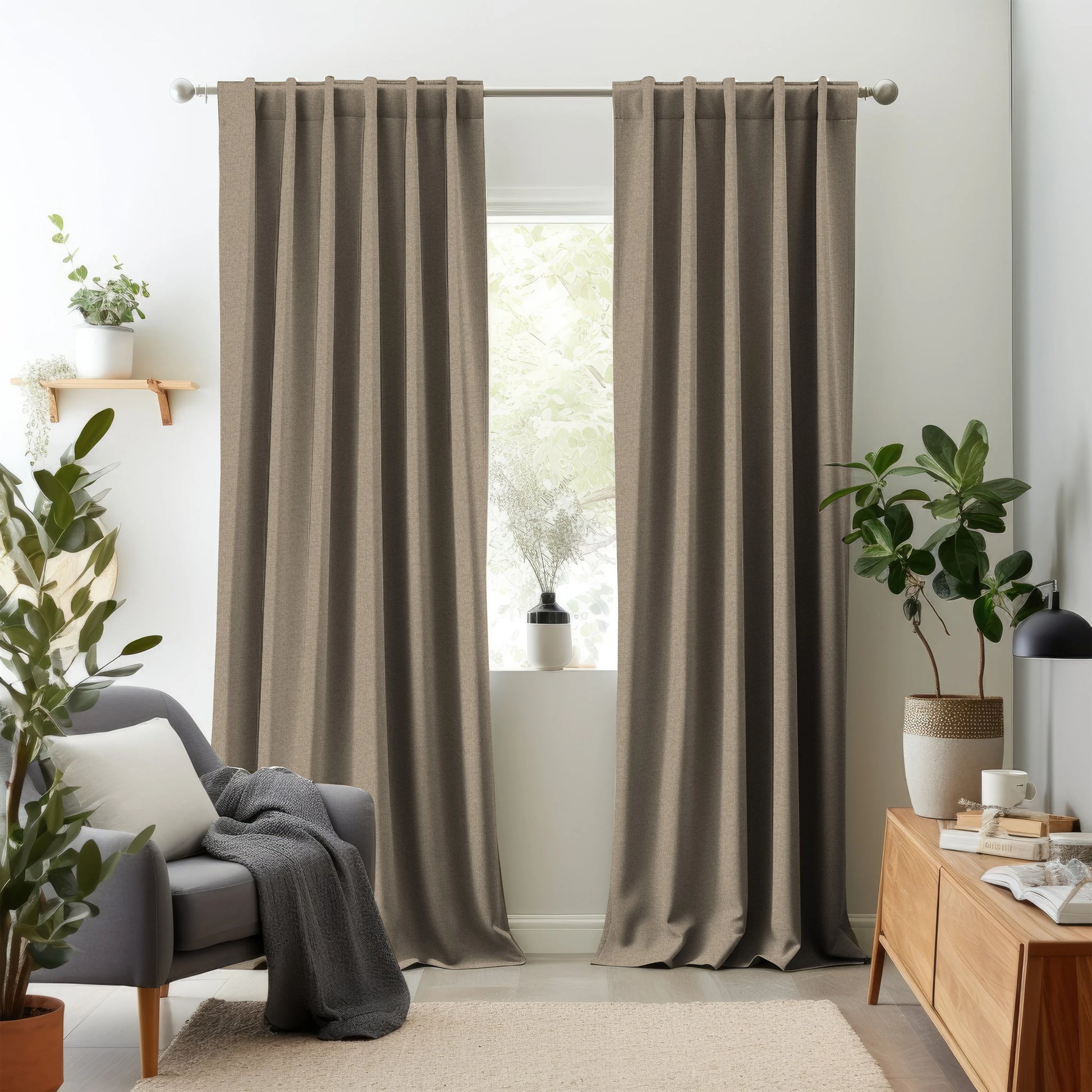 Hallmark Drapes Edition 3 - Melange Twill | Multipurpose Fabric Melange Twill-Antique Beige