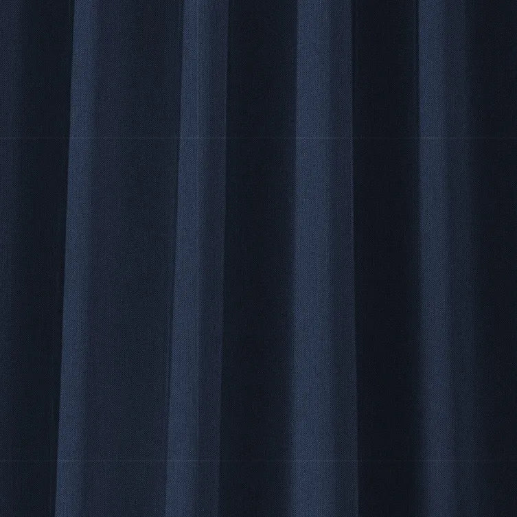 Hallmark Drapes Edition 3 - Melange Plain | Made to Order Light Filtering Curtains Melange Plain-Marine