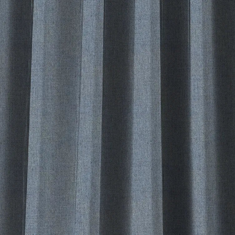 Hallmark Drapes Edition 3 - Melange Plain | Made to Order Light Filtering Curtains Melange Plain-Sapphire