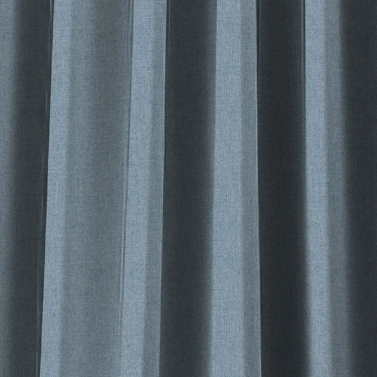 Hallmark Drapes Edition 3 - Melange Plain | Made to Order Light Filtering Curtains Melange Plain-Blue Haze