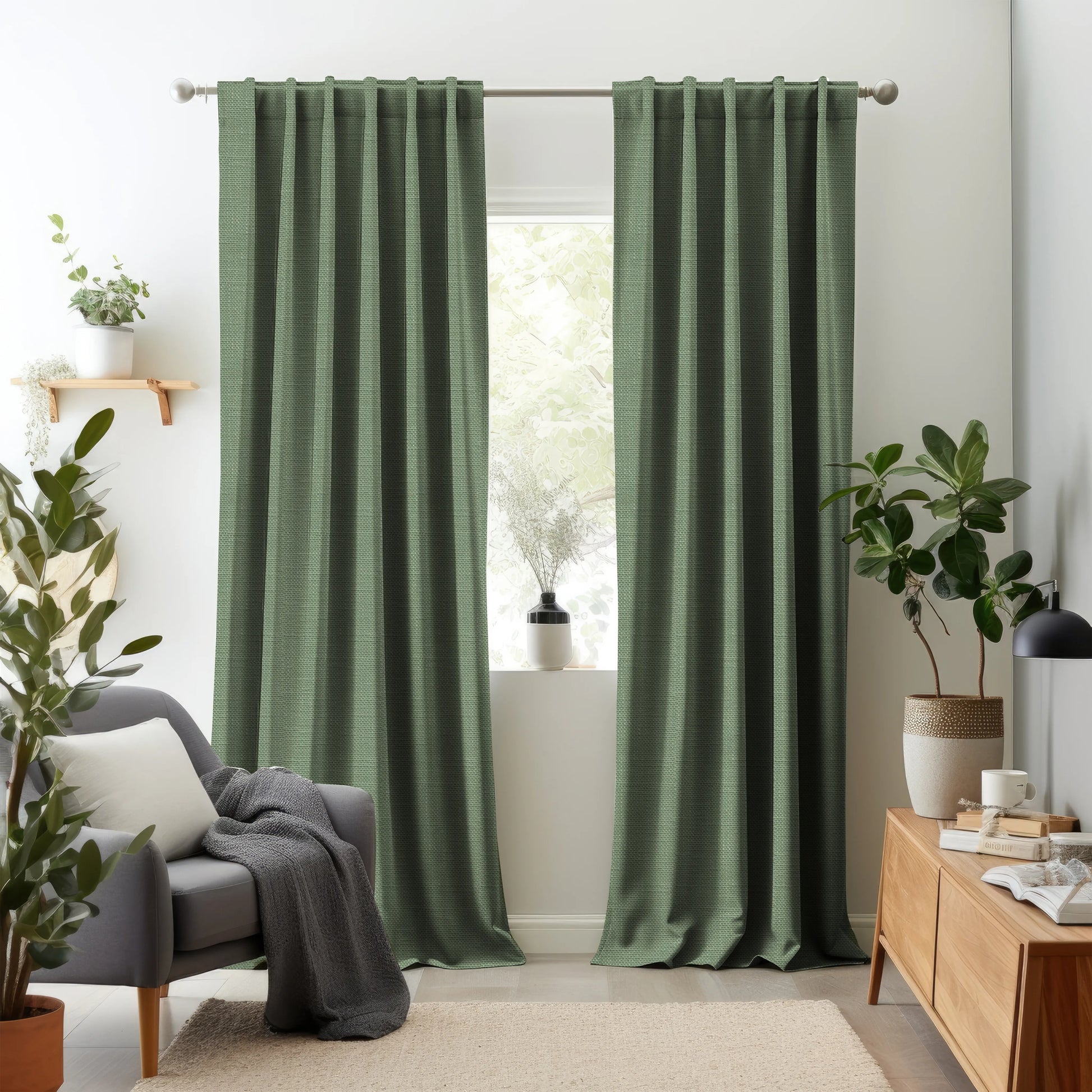 Earthen Tales Edition 1 - Mesa | Made to Order Light Filtering Curtains Mesa-Sage