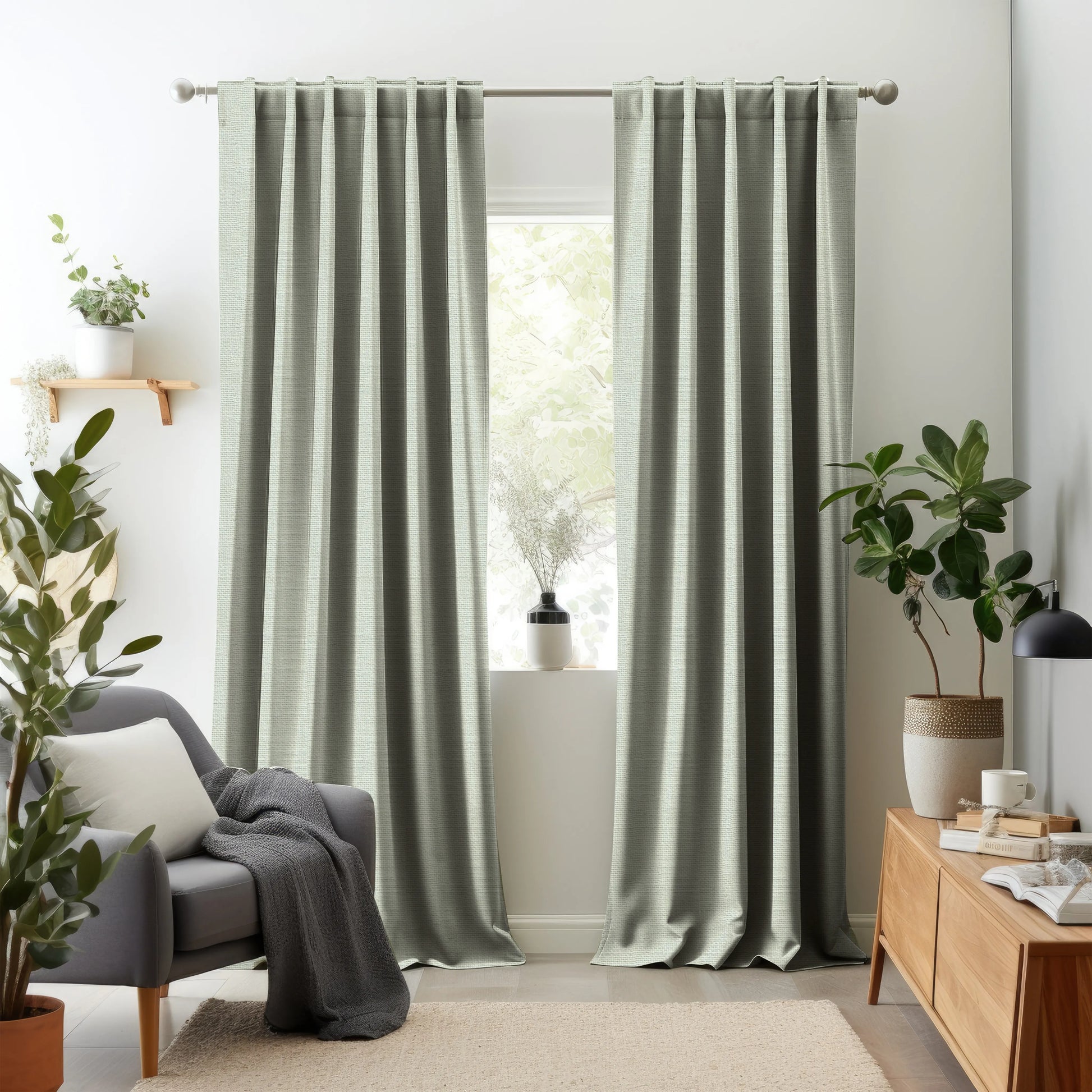 Earthen Tales Edition 1 - Mesa | Made to Order Light Filtering Curtains Mesa-Ivory