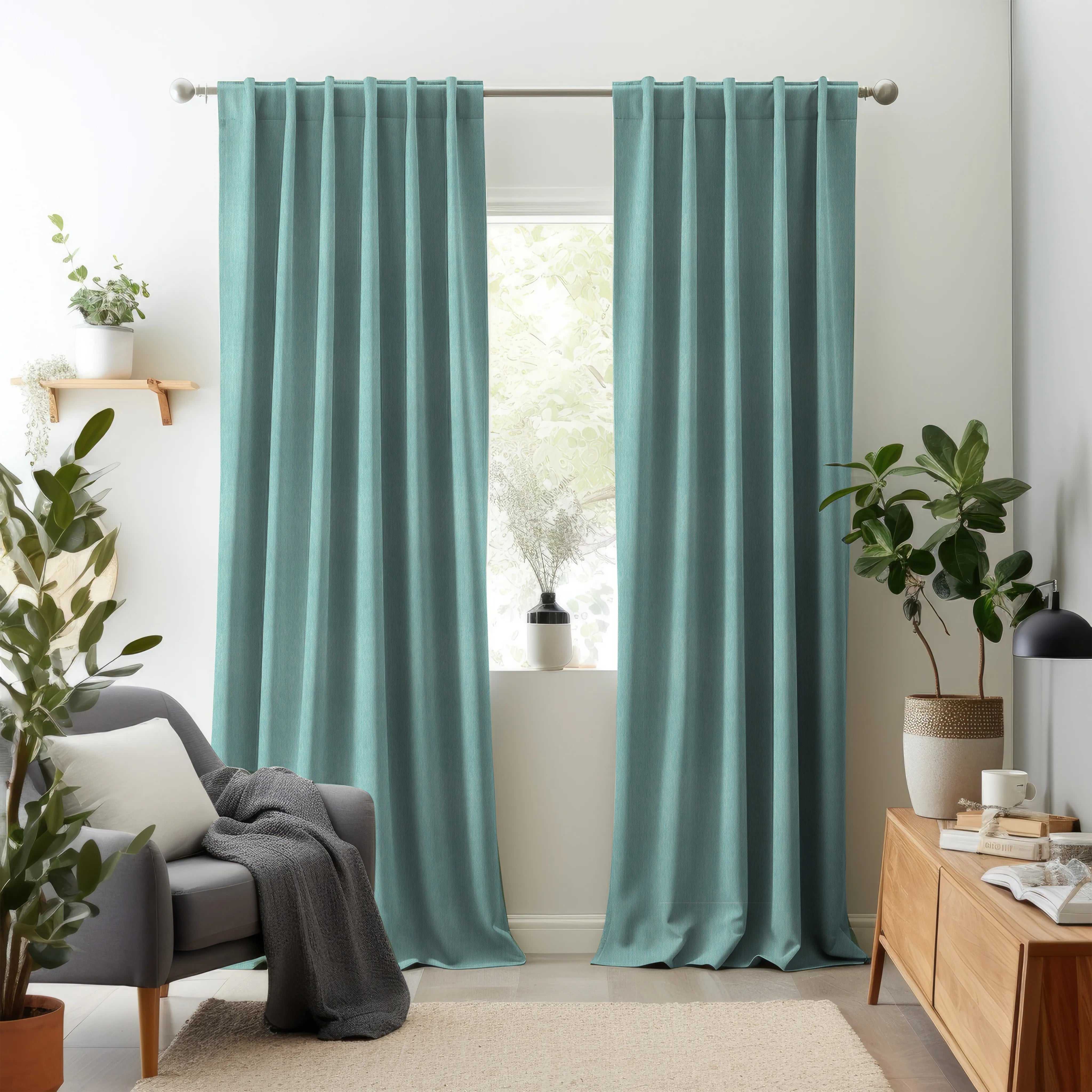 Hallmark Drapes Edition 7 - Alley | Made to Order Light Filtering Curtains Alley-Sky