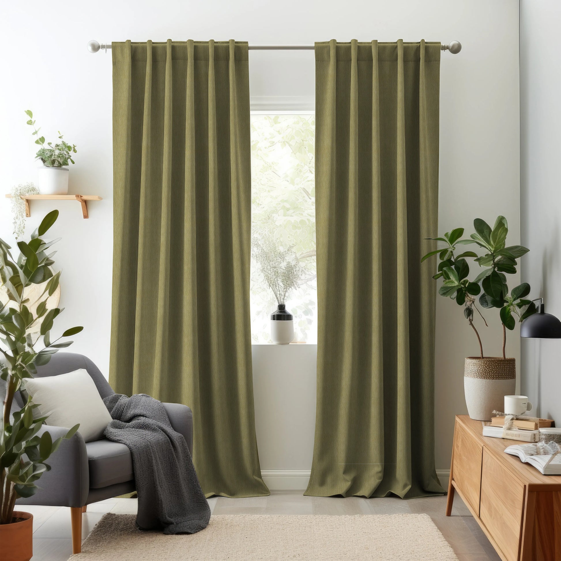 Hallmark Drapes Edition 7 - Alley | Made to Order Light Filtering Curtains Alley-Lime