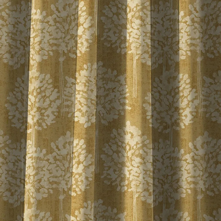 Elementos Edition 4 - Scent | Made to Order Light Filtering Curtains Scent-Mustard