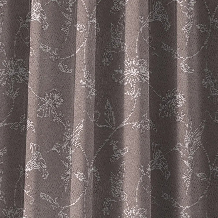 Cosmic Charm Edition 3 - Hummingbird | Made to Order Light Filtering Curtains Hummingbird-Rosewine