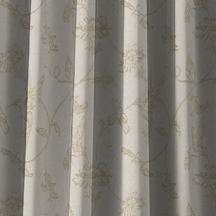Cosmic Charm Edition 3 - Hummingbird | Made to Order Light Filtering Curtains Hummingbird-Pearl