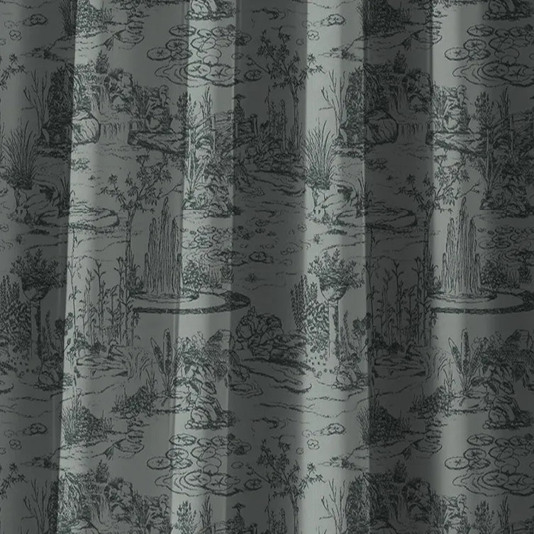 Cosmic Charm Edition 3 - Arcadia | Made to Order Light Filtering Curtains Arcadia-Graphite