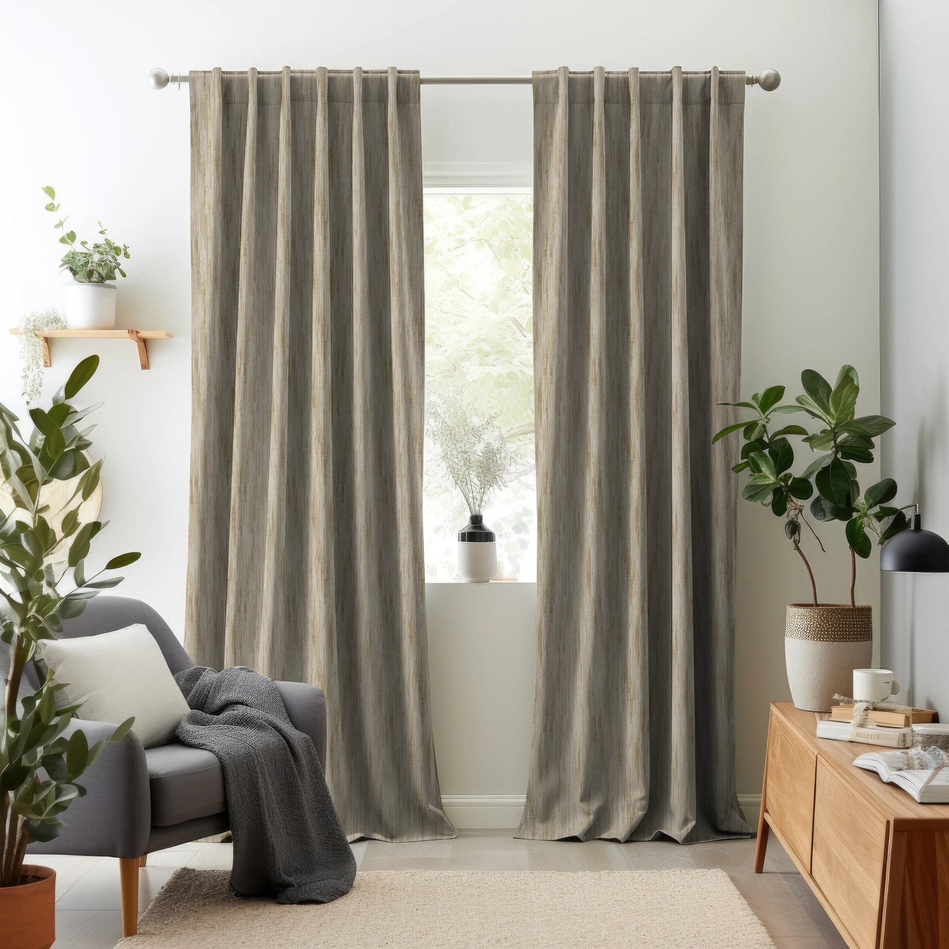Elementos Edition 5 - Theon | Made to Order Light Filtering Curtains Theon-Parchment
