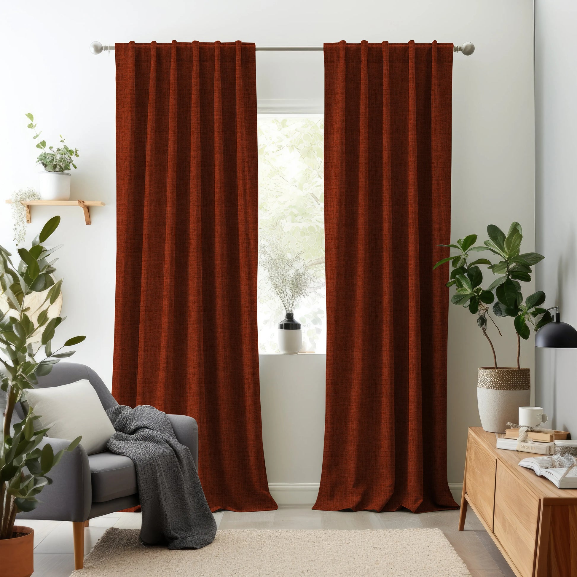 Elementos Edition 5 - Lanai | Made to Order Light Filtering Curtains Lanai-Spice