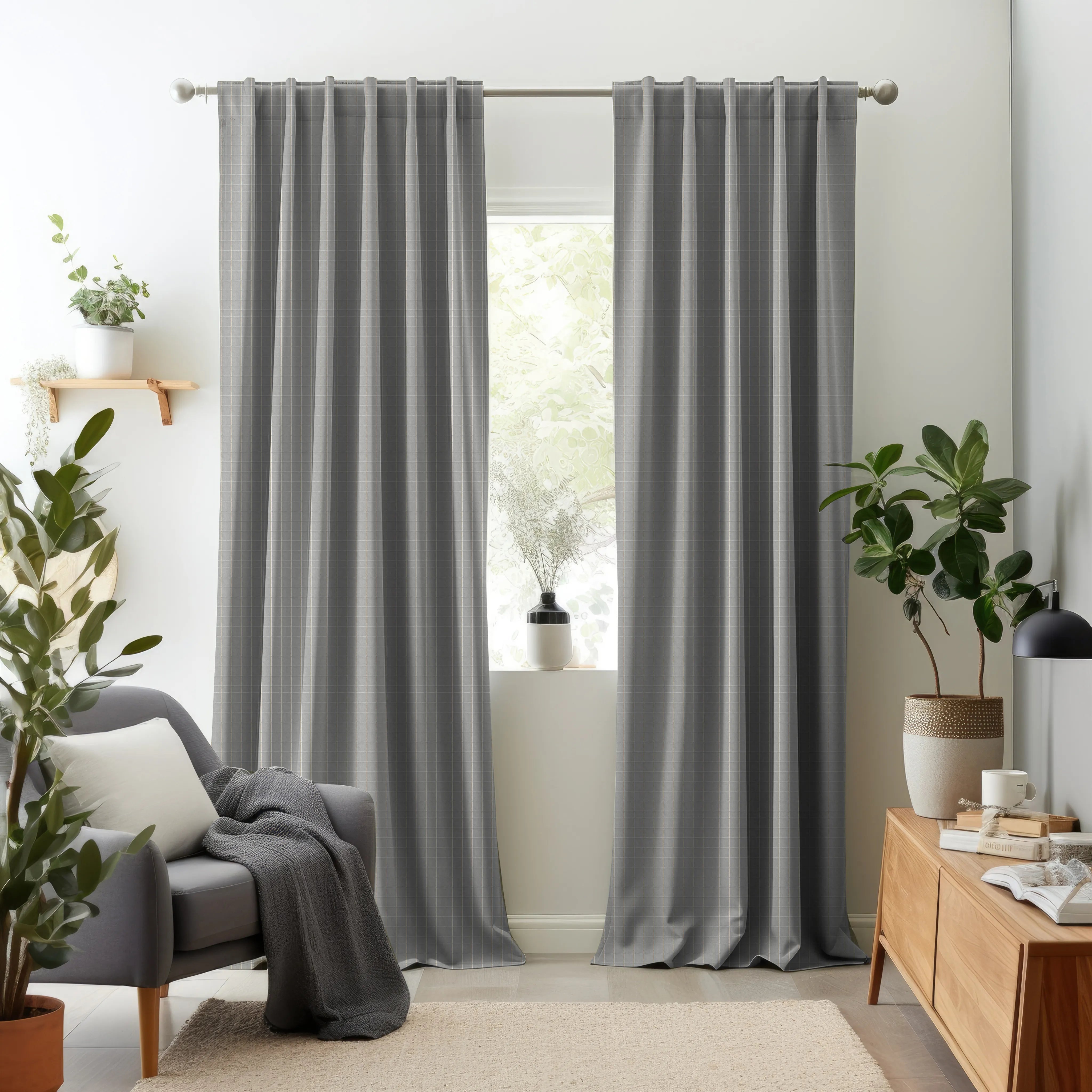 Hallmark Drapes Edition 6 - Tally | Upholstery Fabric Tally-Smoke